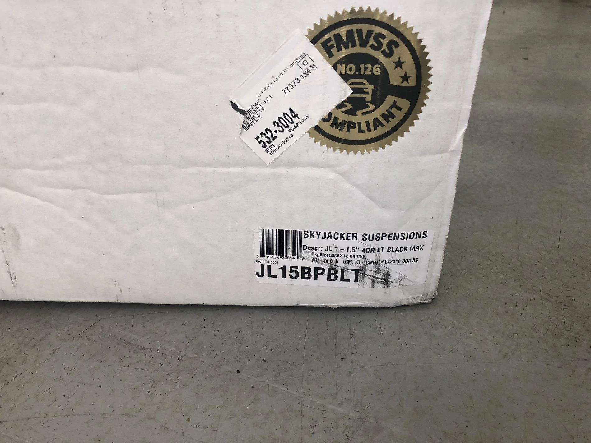 Jeep Wrangler JL Skyjacker 1.5" Lift imag