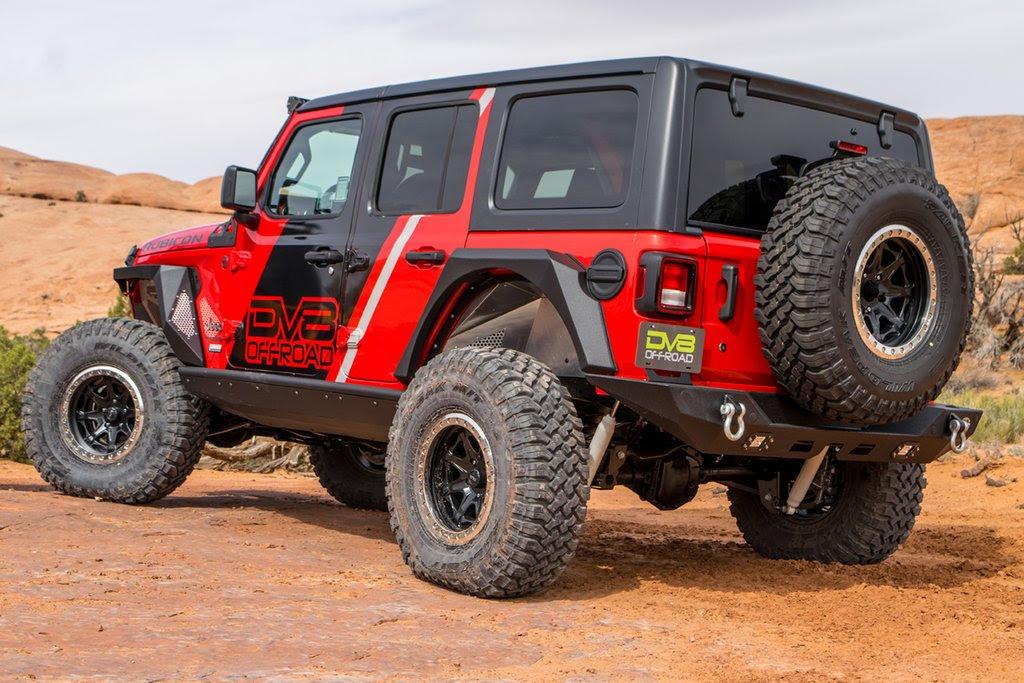 Jeep Wrangler JL DV8 Rear Bumper RBJL-01 43ab2f43-9b77-4fa3-8af7-24f484502361