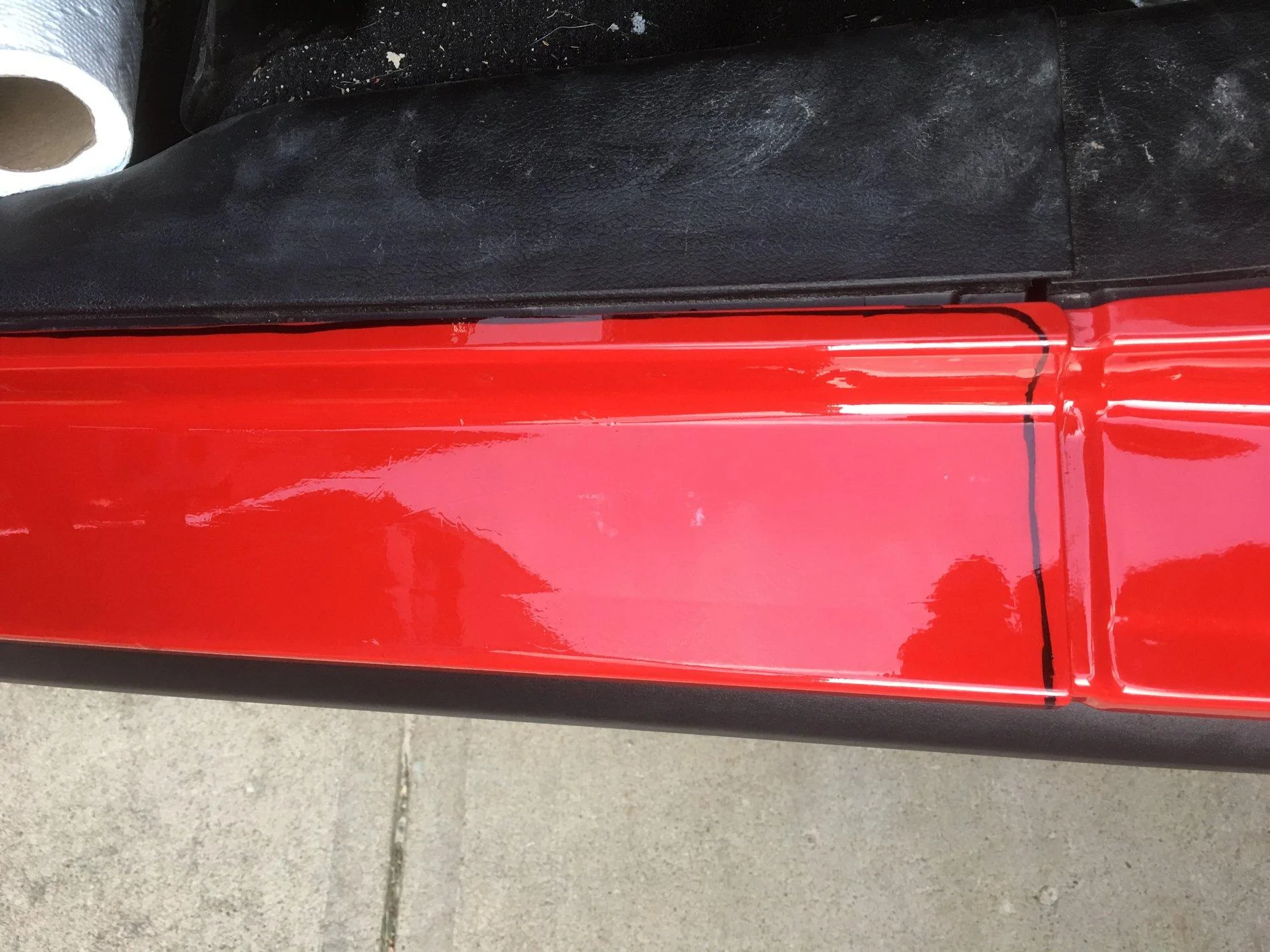 Jeep Wrangler JL Door hinge rock chips IMG_4463