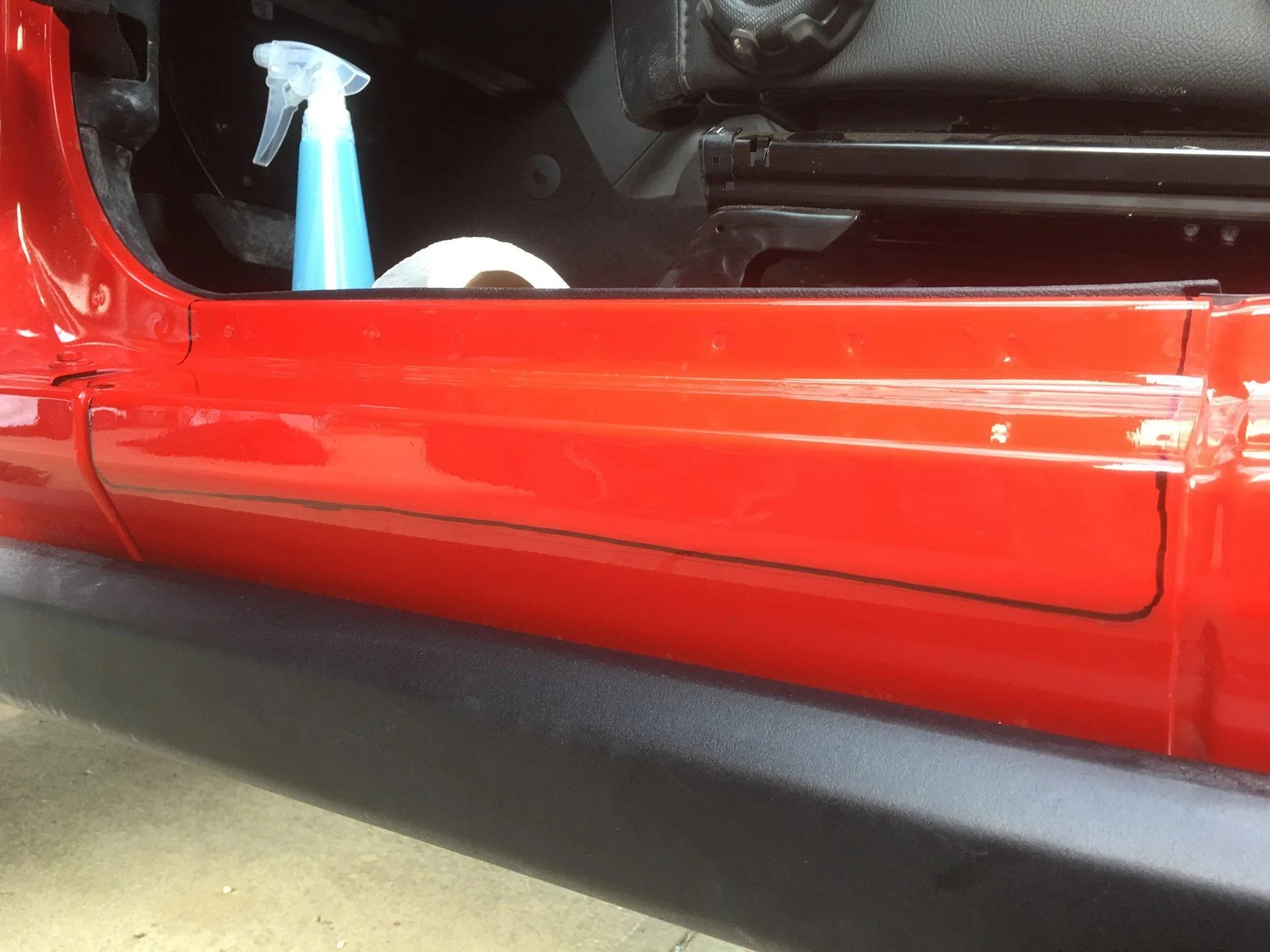 Jeep Wrangler JL Door sill gaurd PPF IMG_4462