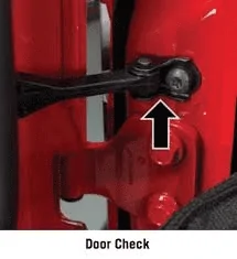 Jeep Wrangler JL JL Door Check Jammed 1610335930208