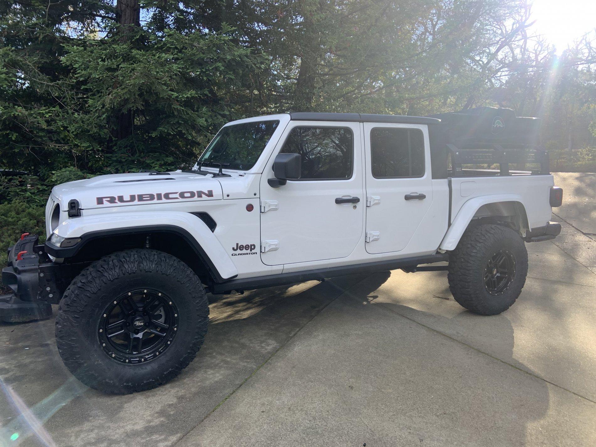 Jeep Wrangler JL White Fender Flares IMG_2640