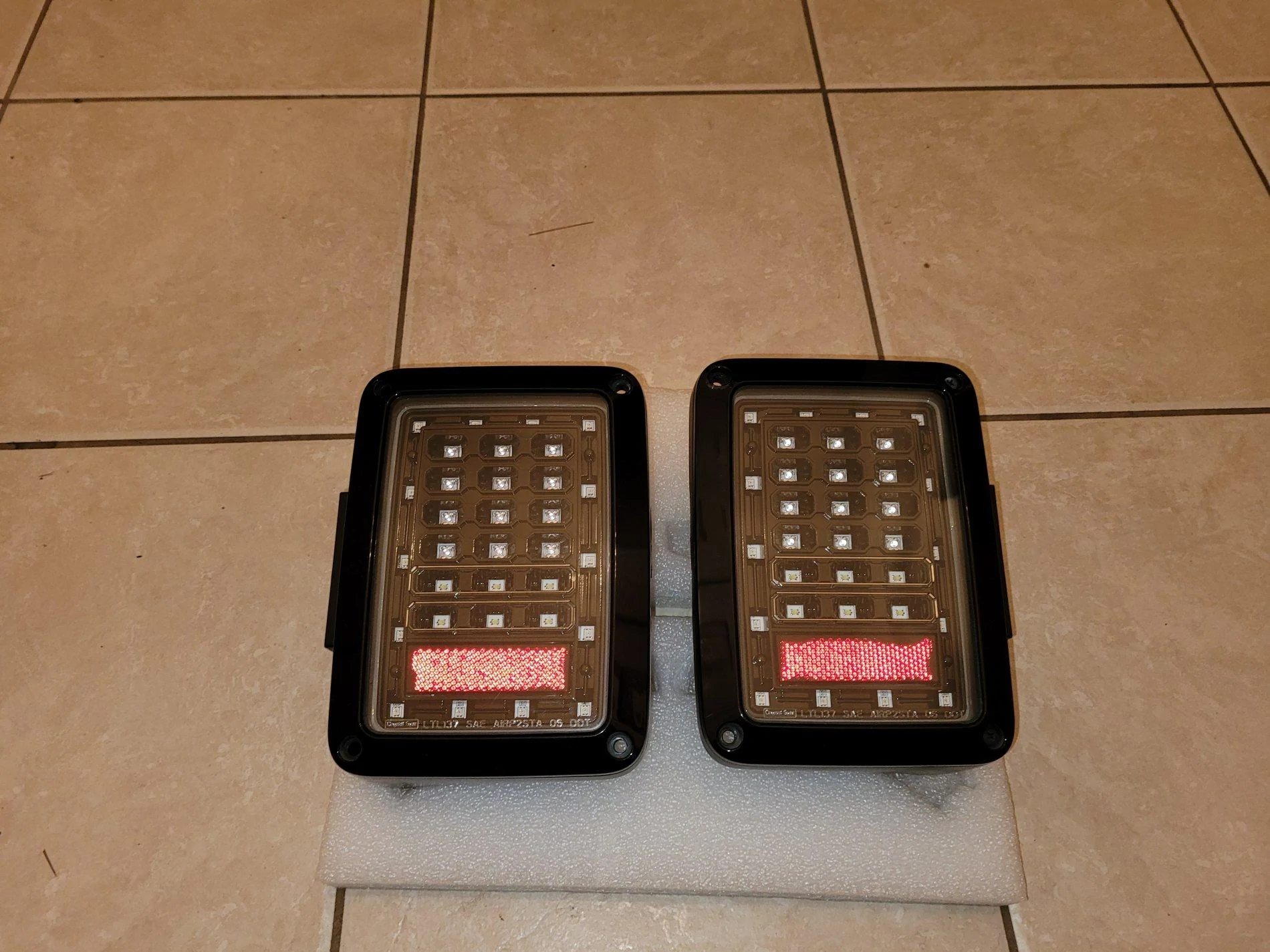 Jeep Wrangler JL JK led tail lights $150/obo 20210114_182518