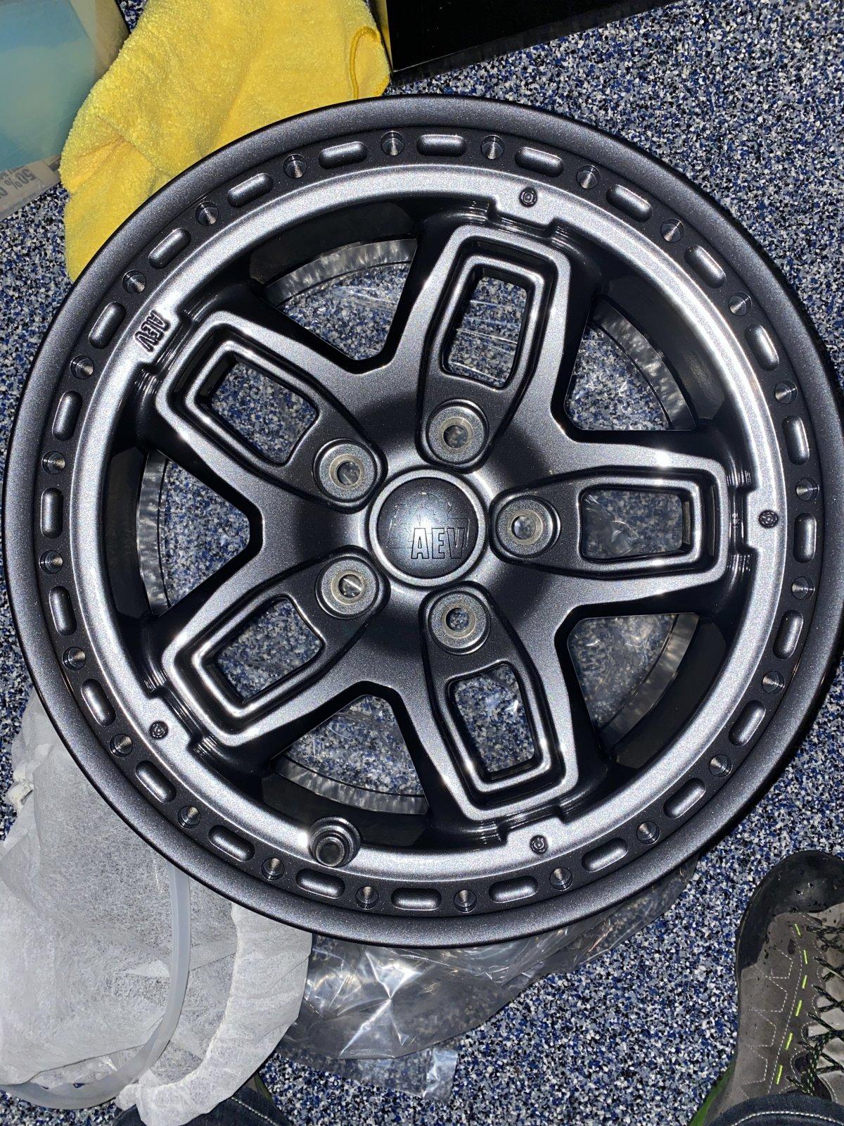 Jeep Wrangler JL AEV Borah wheels on JL 93FAF41E-3316-4CDE-BAD2-5F5C5B2E67A9
