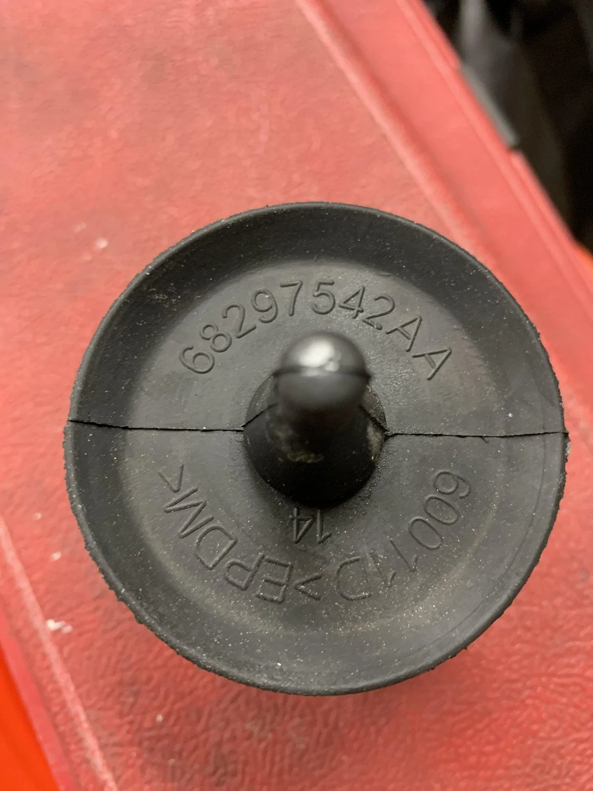 Jeep Wrangler JL Extending the spare tire bump stops imag