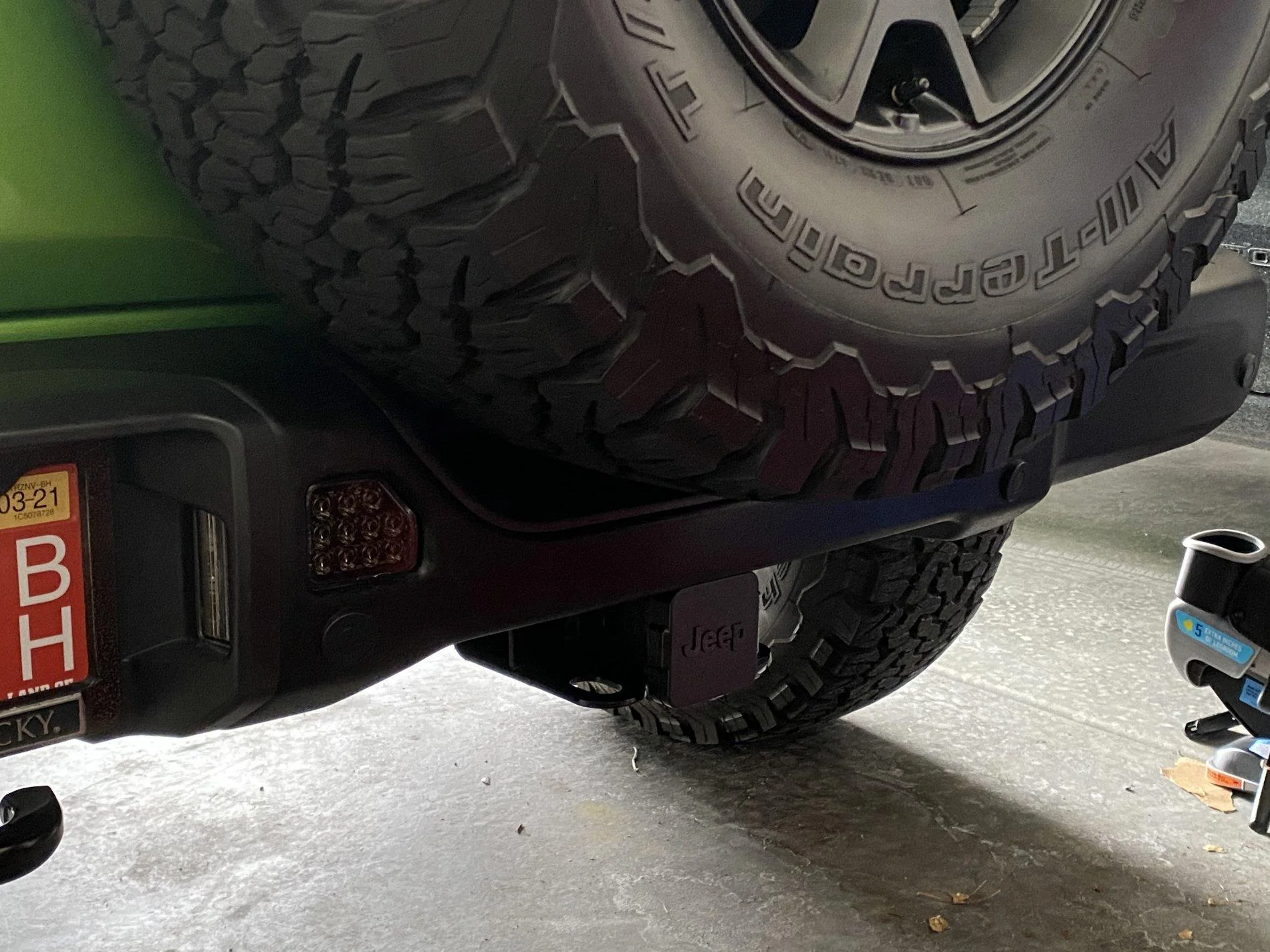 Jeep Wrangler JL Rear Bumper Integrated LED Reverse Lights 569052D9-652A-4D0F-AB18-DE6478CCB148