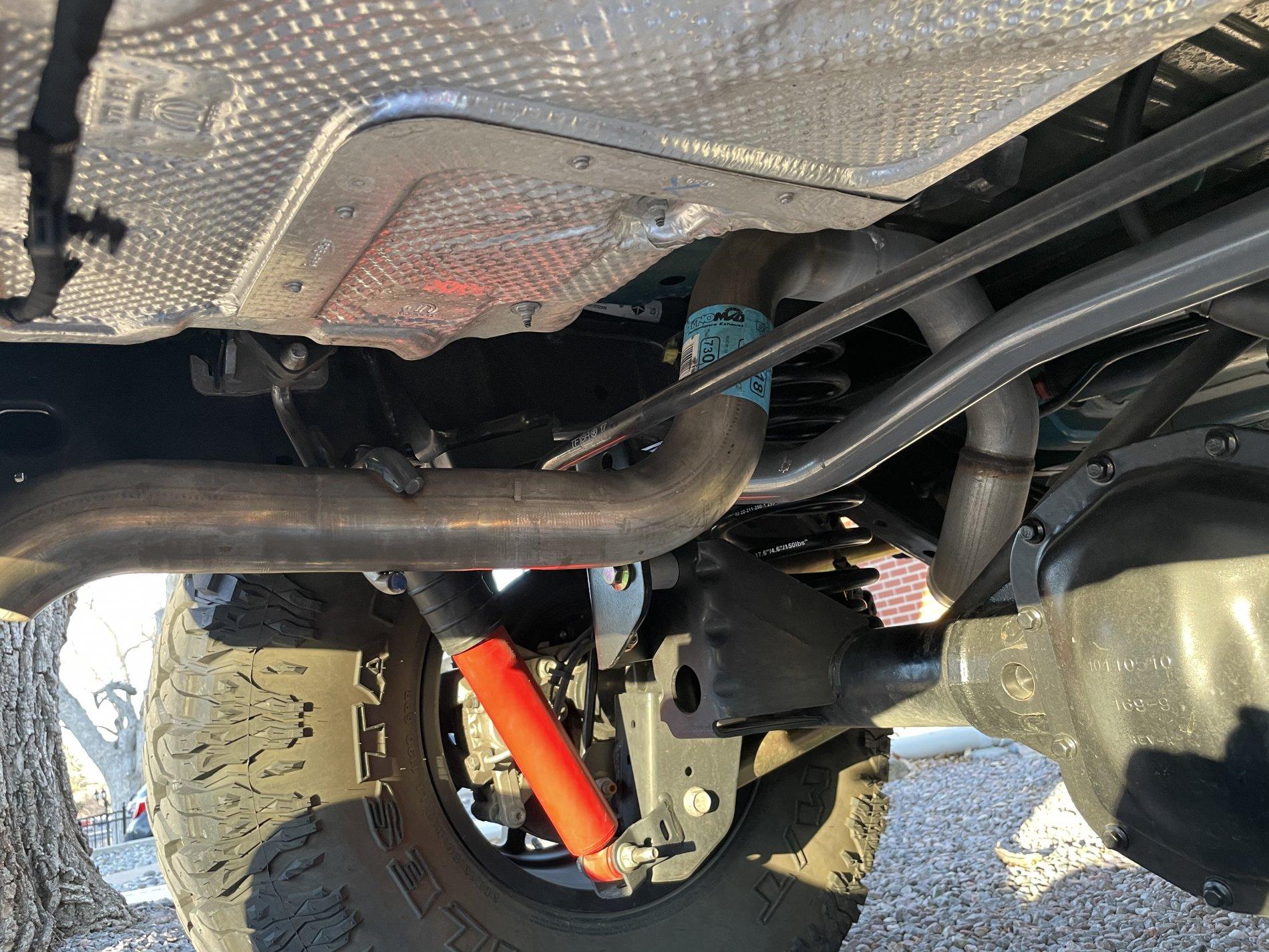 Jeep Wrangler JL Installed Dynomax Muffler Delete 34488CB2-837E-4E89-985B-DF855571F0BE
