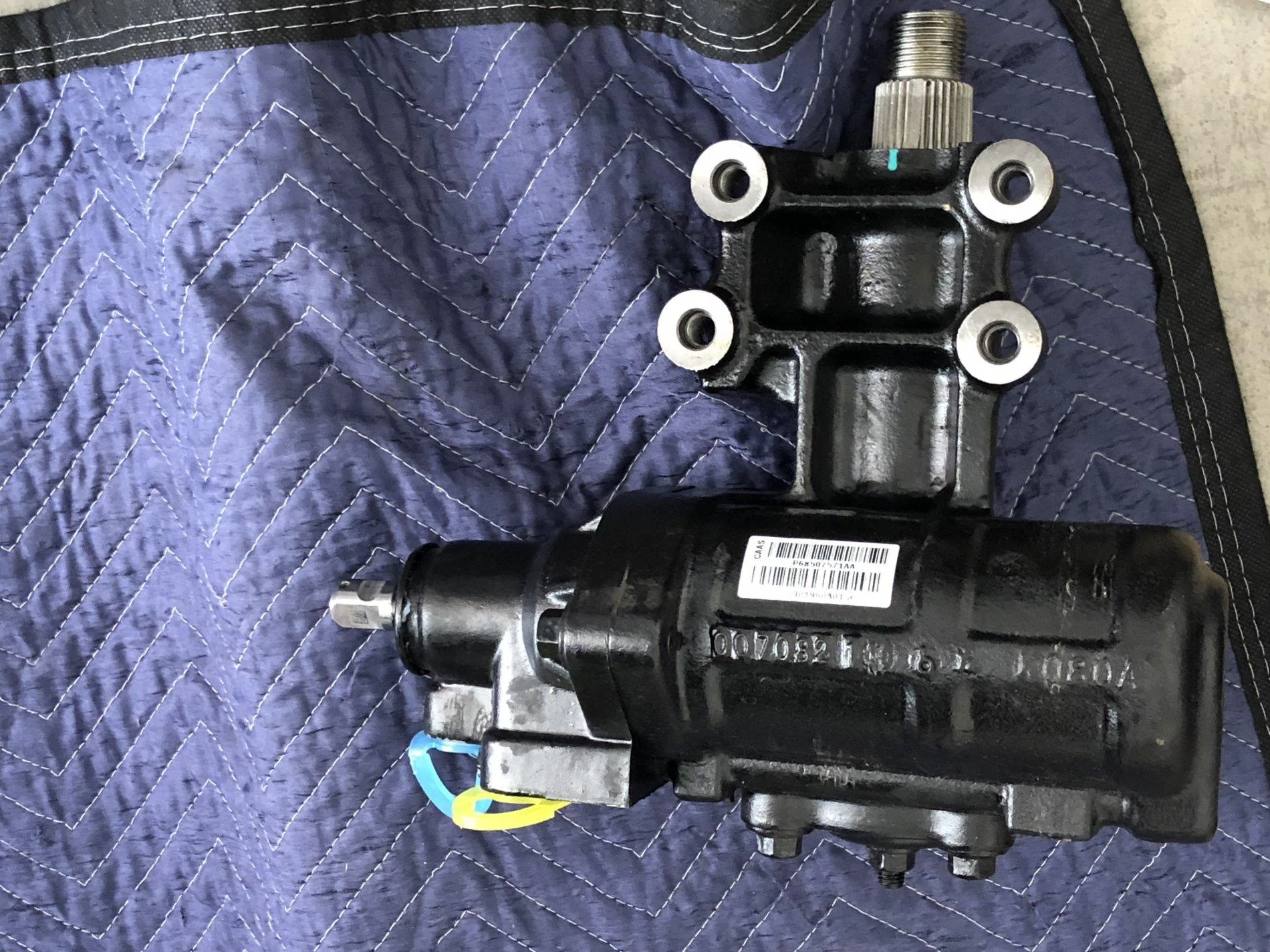 Jeep Wrangler JL Wrong Steering Gear Installed for TSB 08-074-20 IMG_2029
