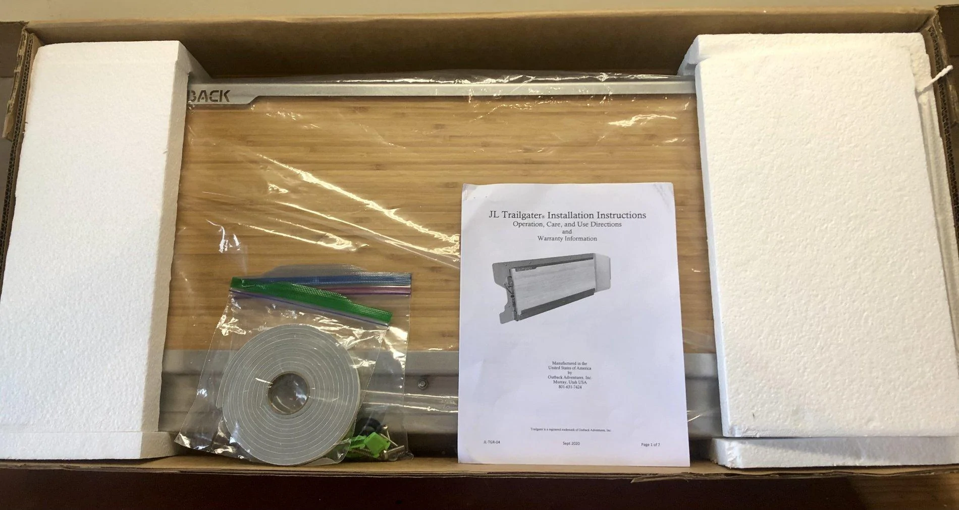 Jeep Wrangler JL Outback Adventures Trailgater Tailgate Table F8B219F7-48EF-4153-88C0-3B5DCFF266C0