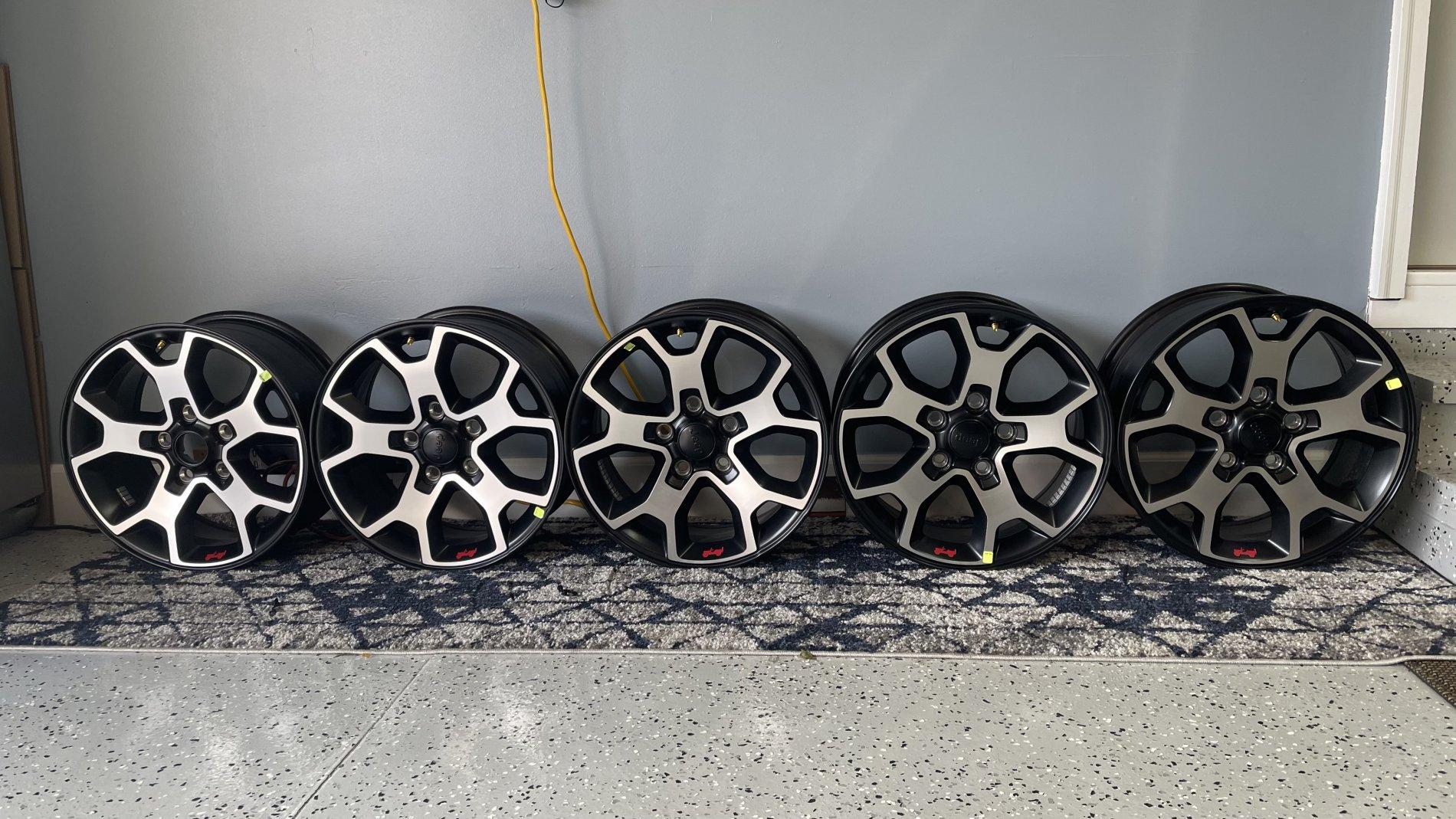 Jeep Wrangler JL Rubicon Wheels (w/ TPMS) - $550 E360E4F3-CA3D-4FCF-A41D-7A1E47E7C4E8