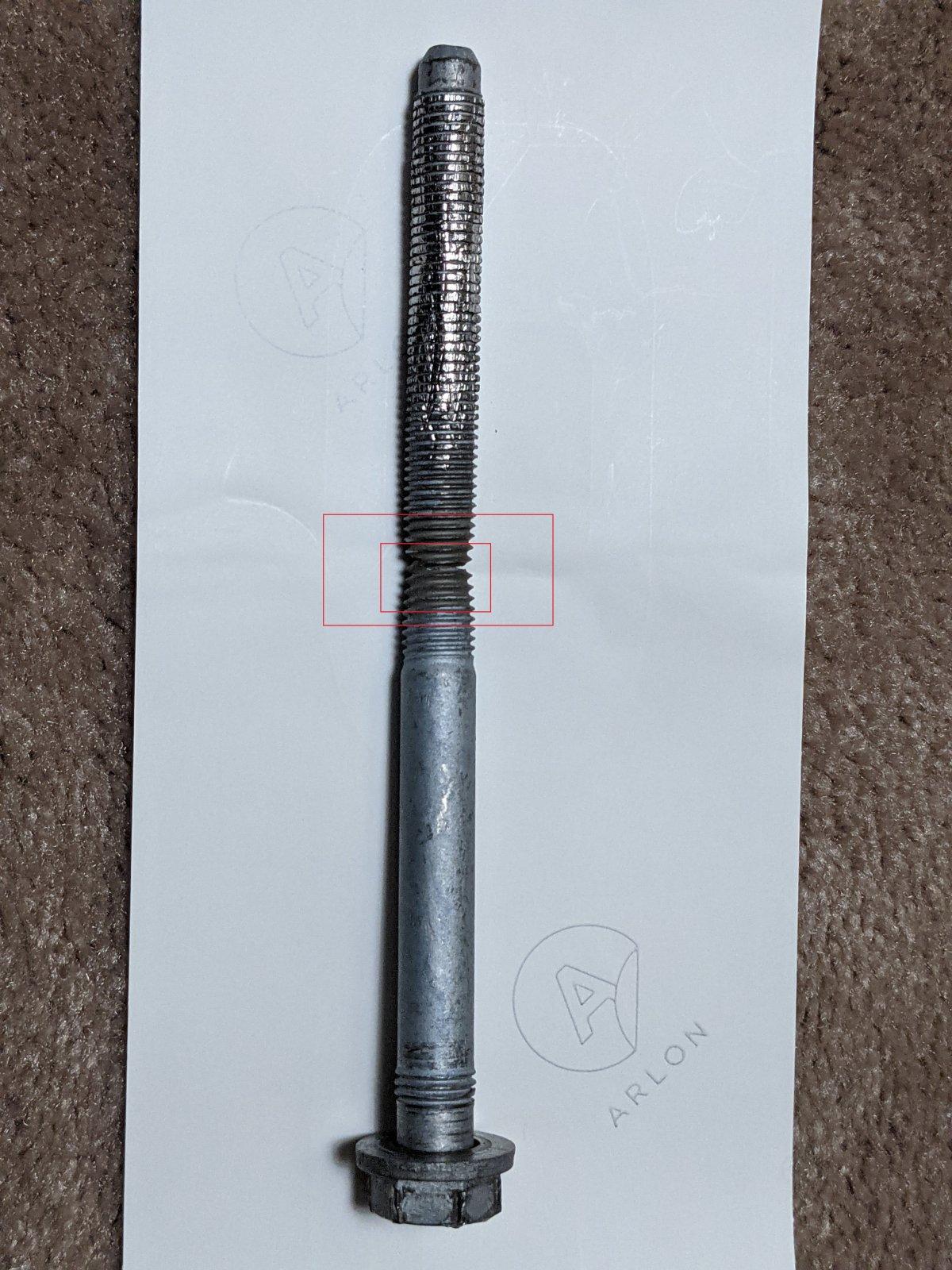 Jeep Wrangler JL 2018 JLU Defective steering box bolt (front) JLU_Front_Steering_Box_Bolt_Bottom