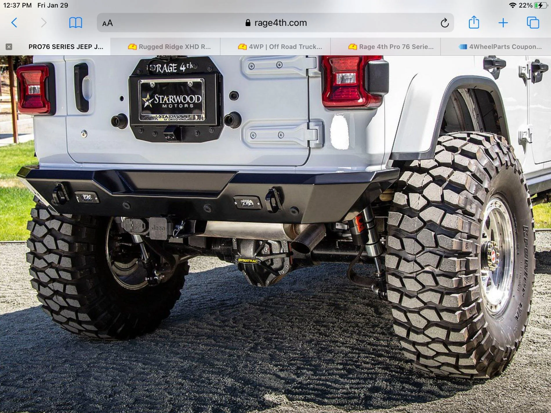 Jeep Wrangler JL Thoughts on rage 4th rear bumper? 007AF2DF-C1D3-4FC7-87D0-E3B559199BDB