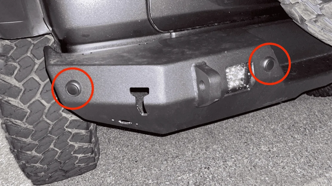 Jeep Wrangler JL Westin Bumpers sensor-caps-plugged
