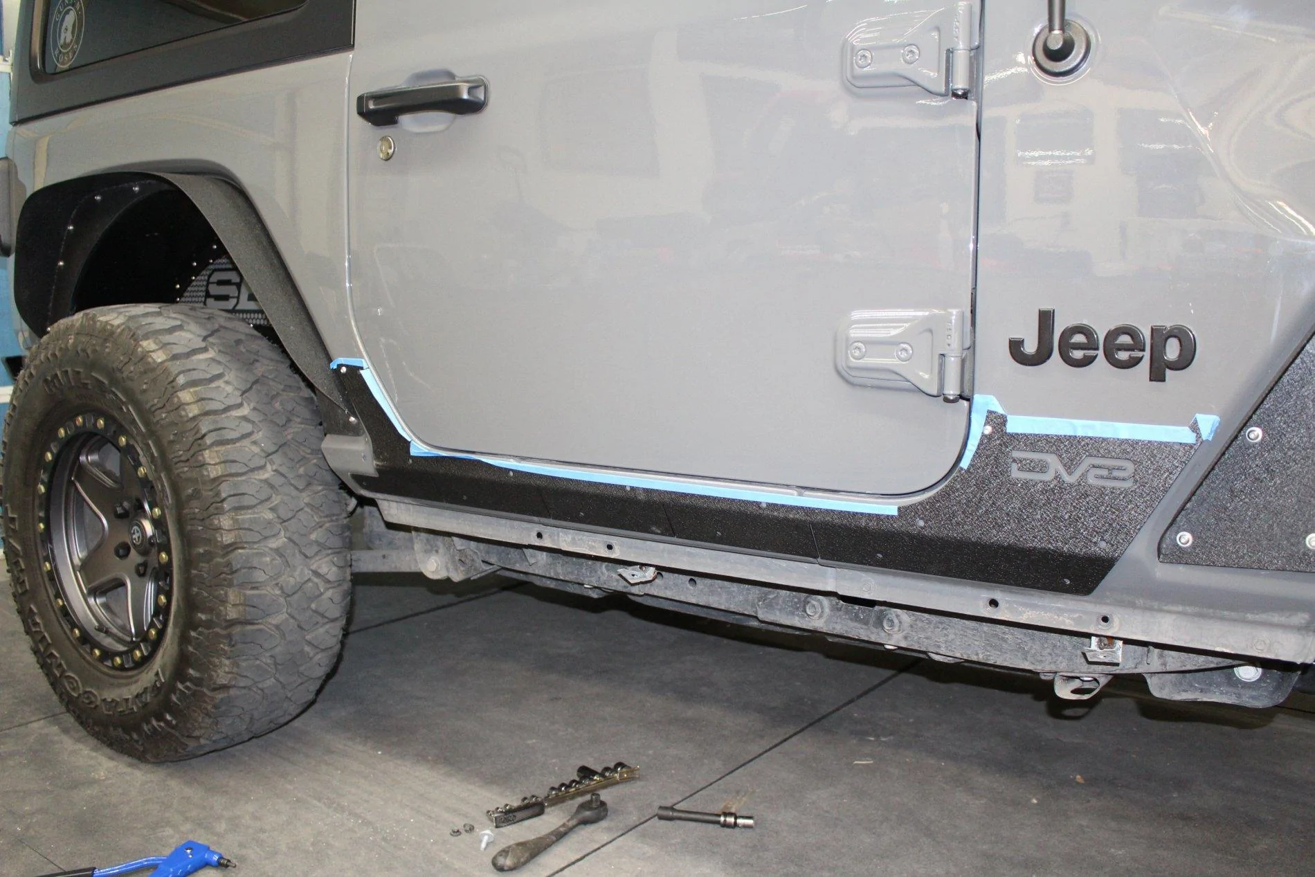 Jeep Wrangler JL DV8 Rock Skins installed IMG_0477