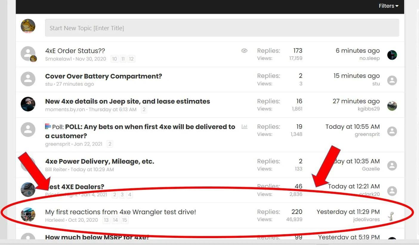Jeep Wrangler JL 4xE Order Status?? Dur