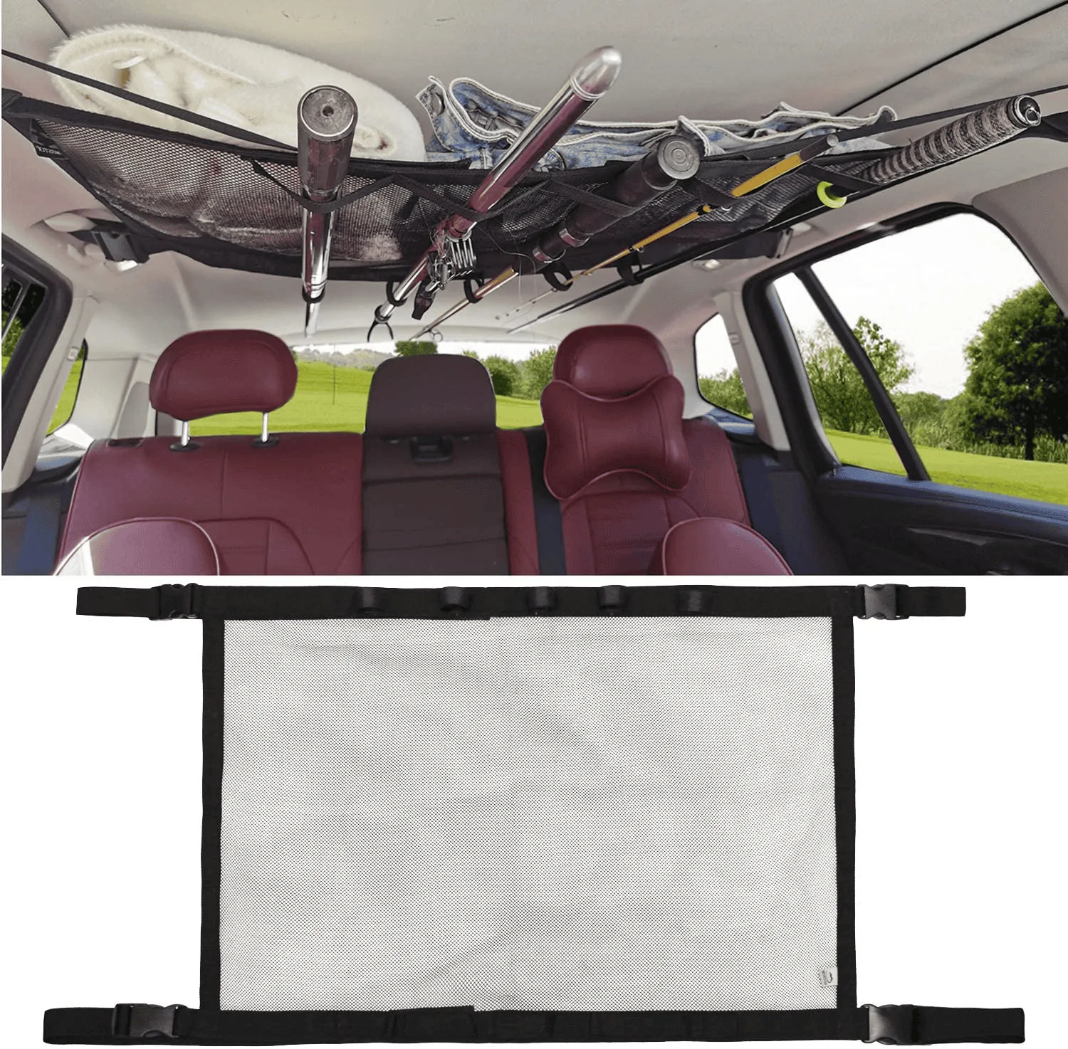 Jeep Wrangler JL Is Anyone Using a Rollbar Sunscreen/cargo net For Storage? 1612366594081