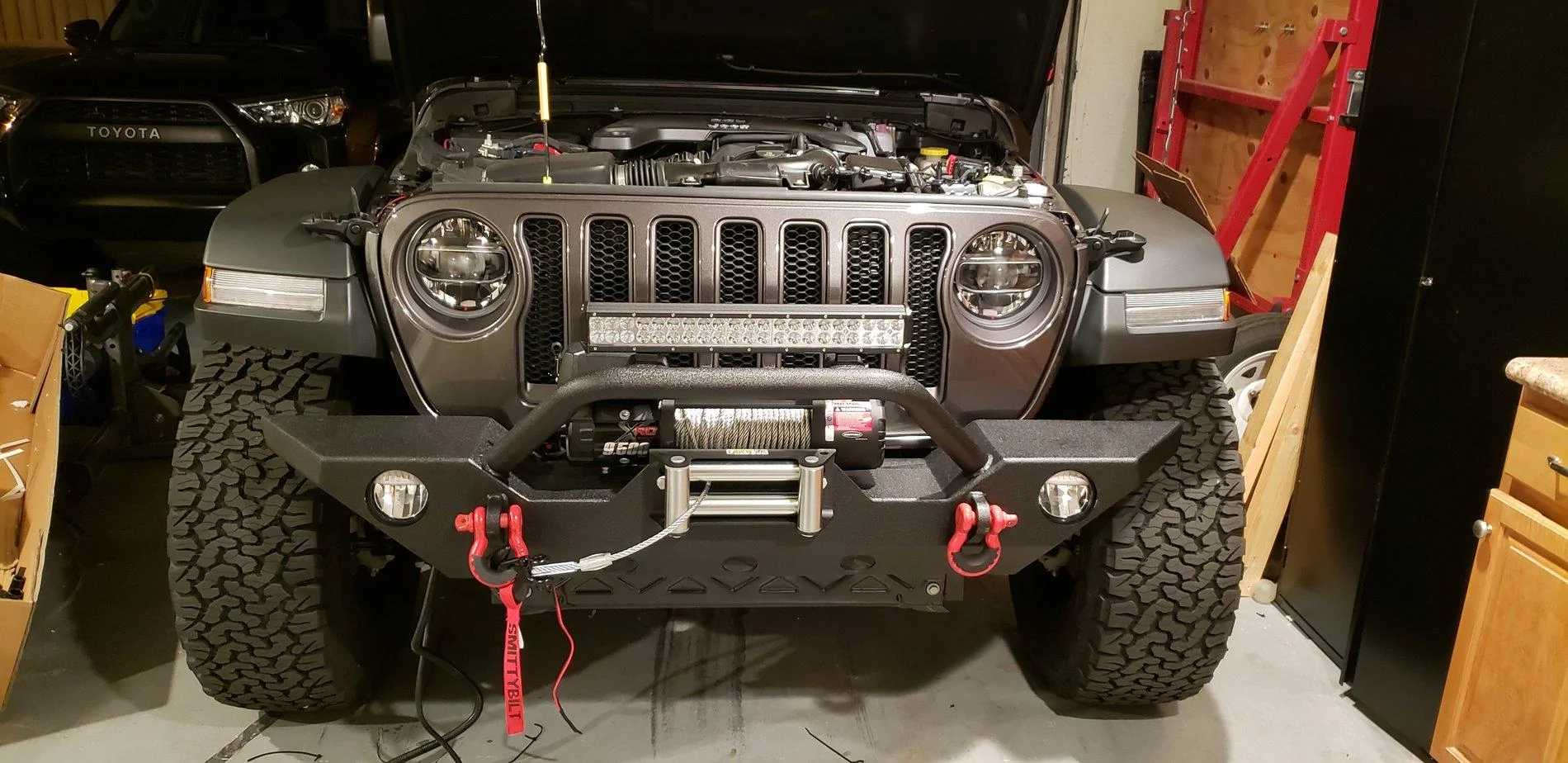 Jeep Wrangler JL Installing winch 20180511_214359