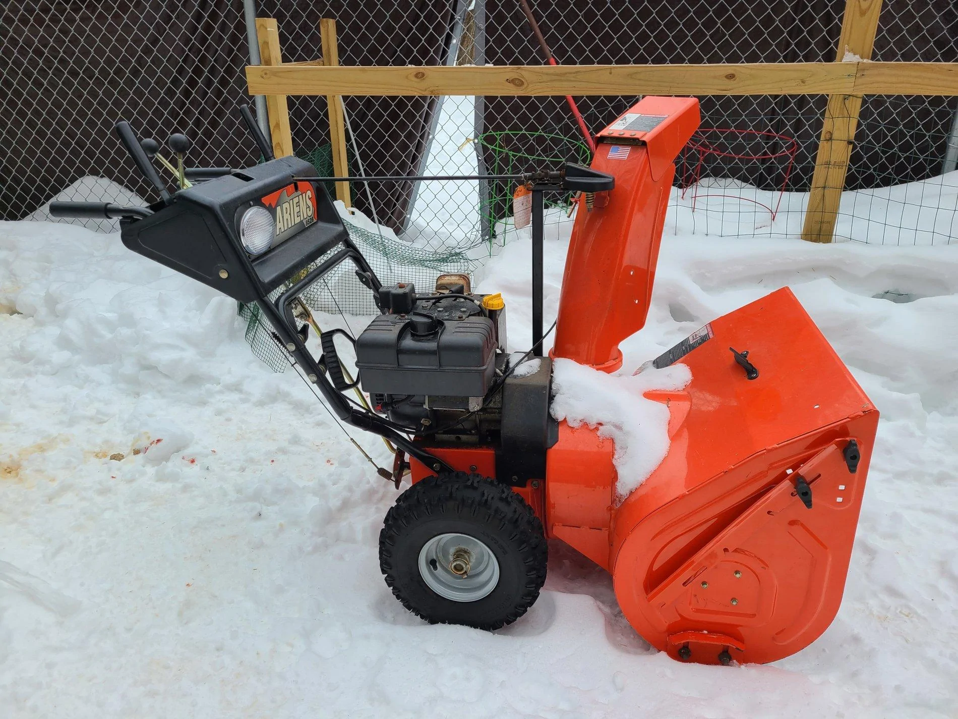 Jeep Wrangler JL 26" electric start snowblower 20210213_161132