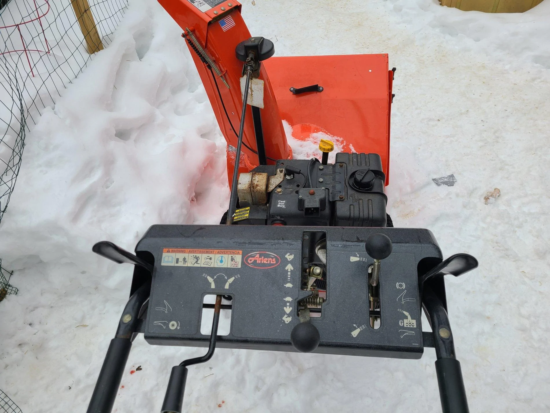 Jeep Wrangler JL 26" electric start snowblower 20210213_161157