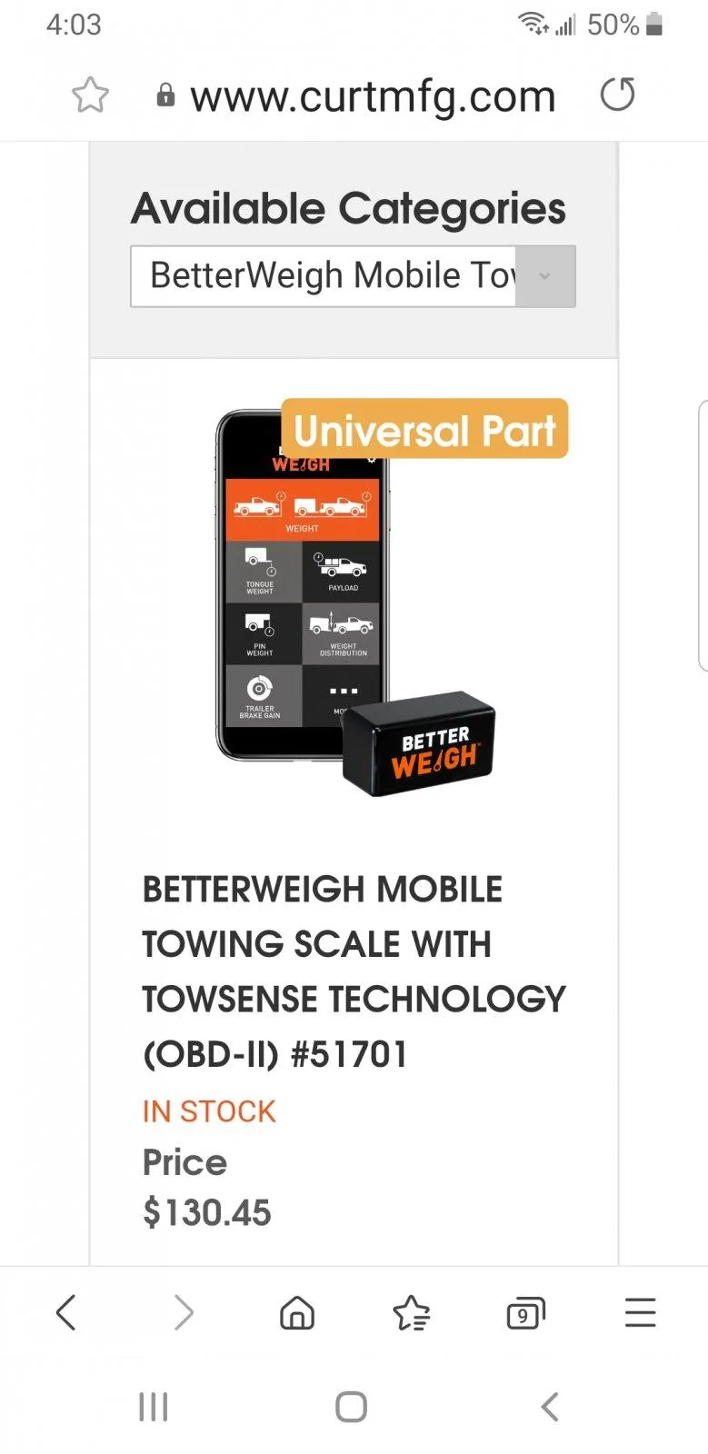Jeep Wrangler JL Curt 51701 Mobile Weigh Scale Screenshot_20210214-160329_Samsung Internet