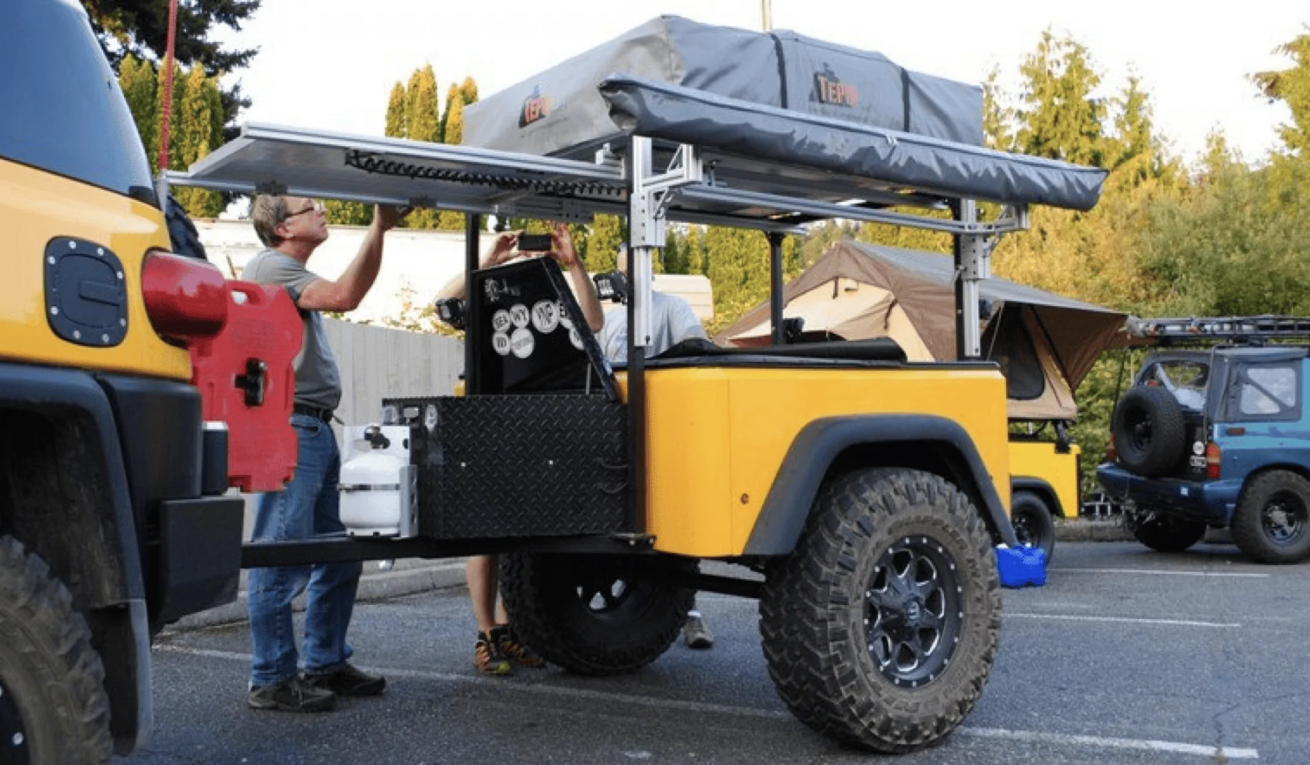 Jeep Wrangler JL JT Gladiator bed as JLU trailer Screen Shot 2021-02-15 at 11.55.13 AM
