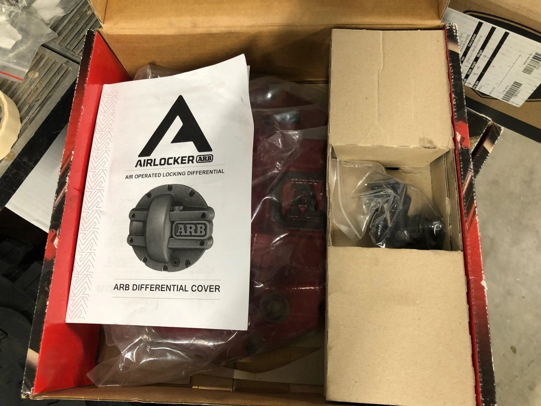 Jeep Wrangler JL Red ARB Diff Covers for Dana 44 IMG_0906