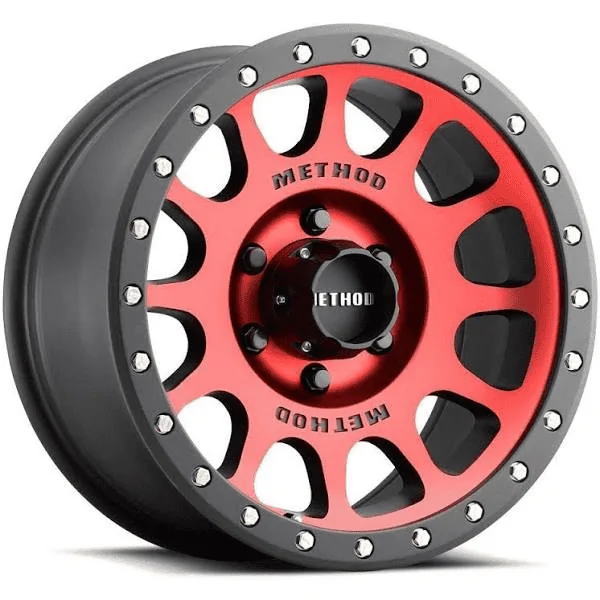 Jeep Wrangler JL Red wheels for 2019 JLUR 1613535421898