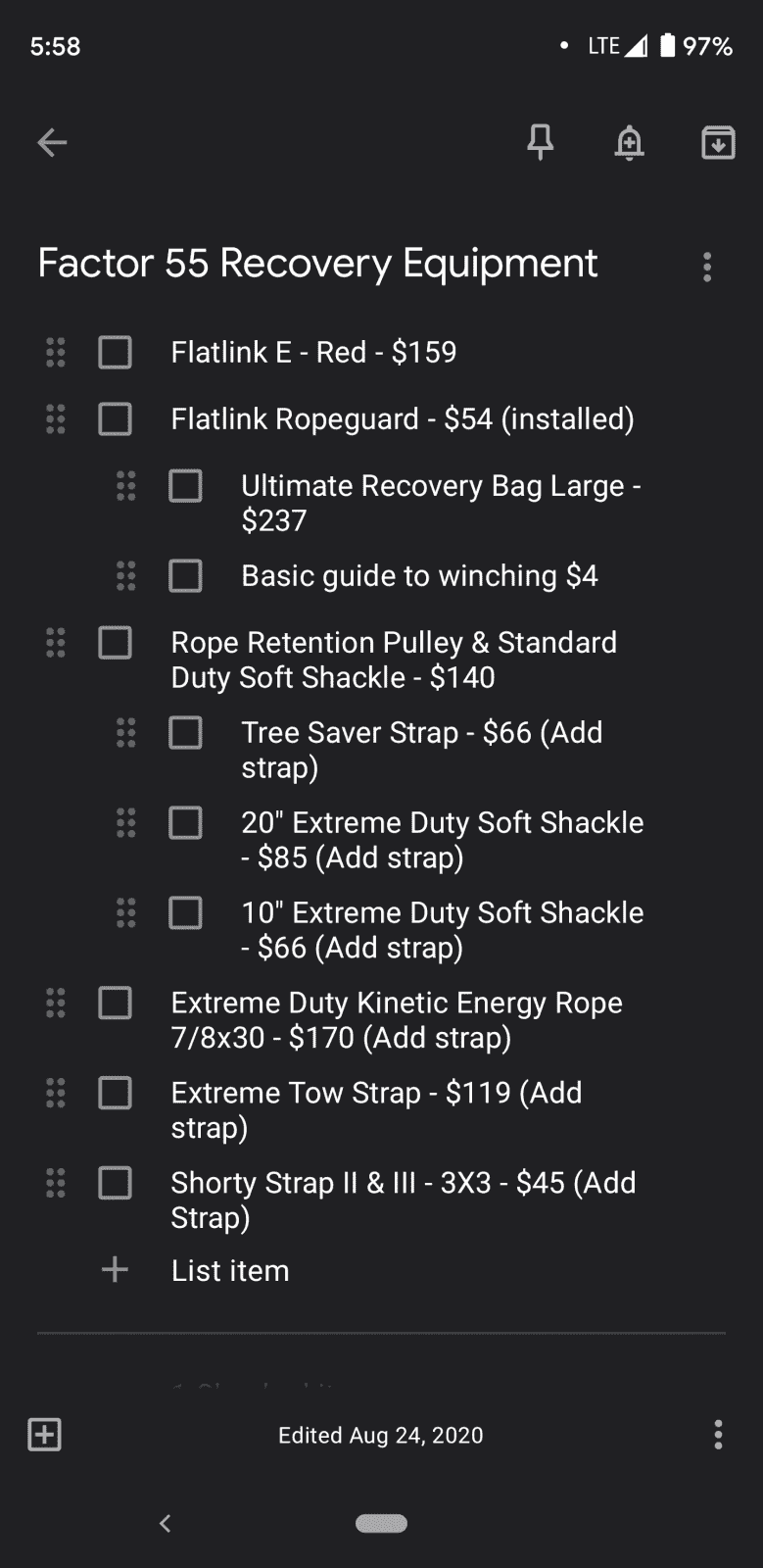 Jeep Wrangler JL Needed Recovery Equipment Screenshot_20210217-175827