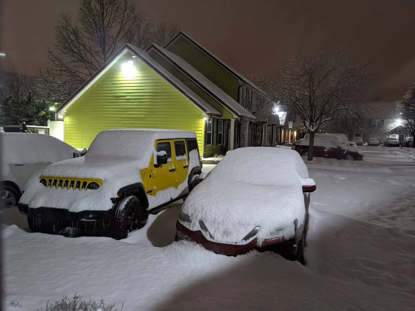 Jeep Wrangler JL Jeeps in Snow... post pics. Feb 18 2021 Snow Day
