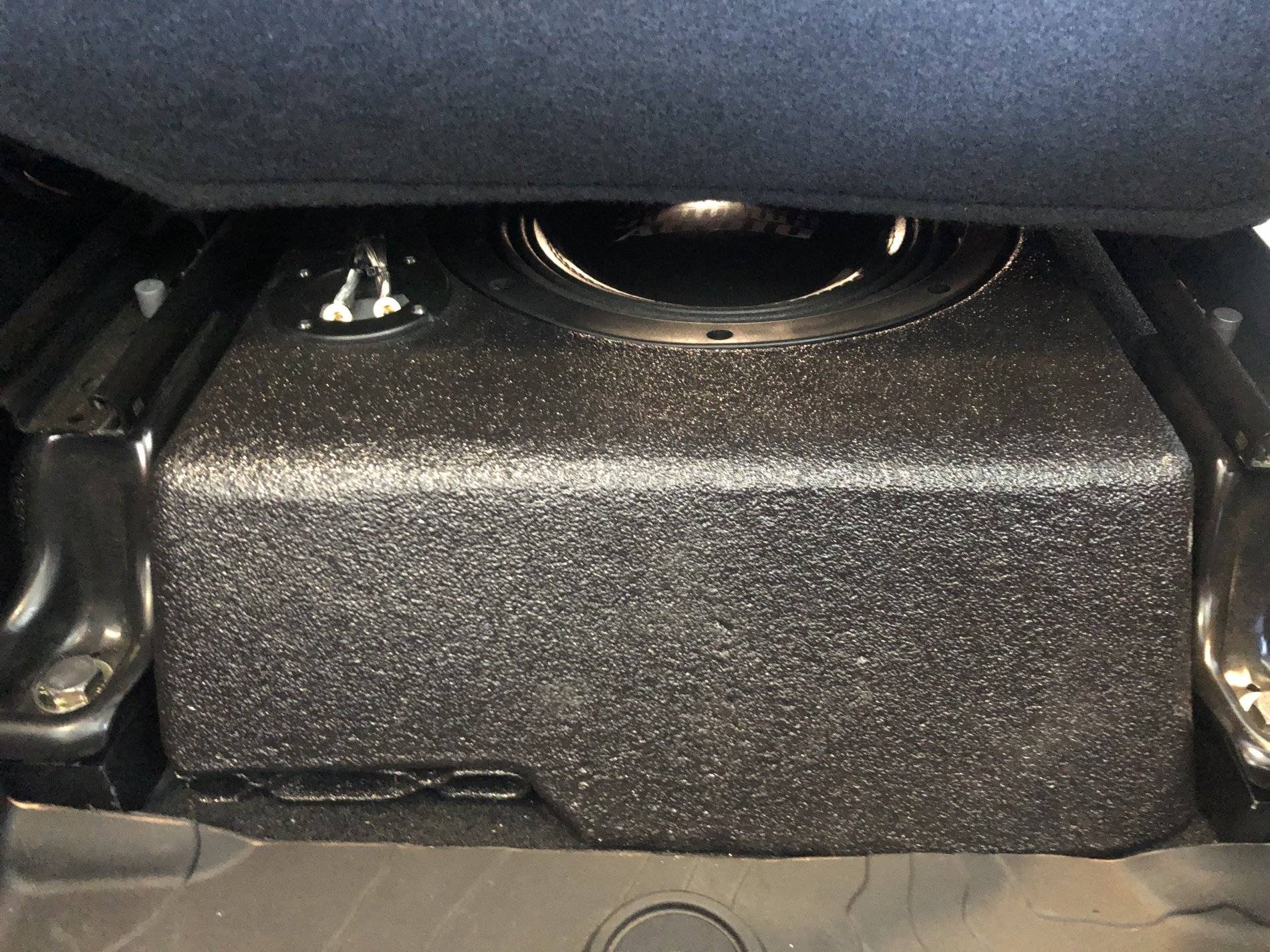 Jeep Wrangler JL Jl audio stealthbox released Sub Rear View