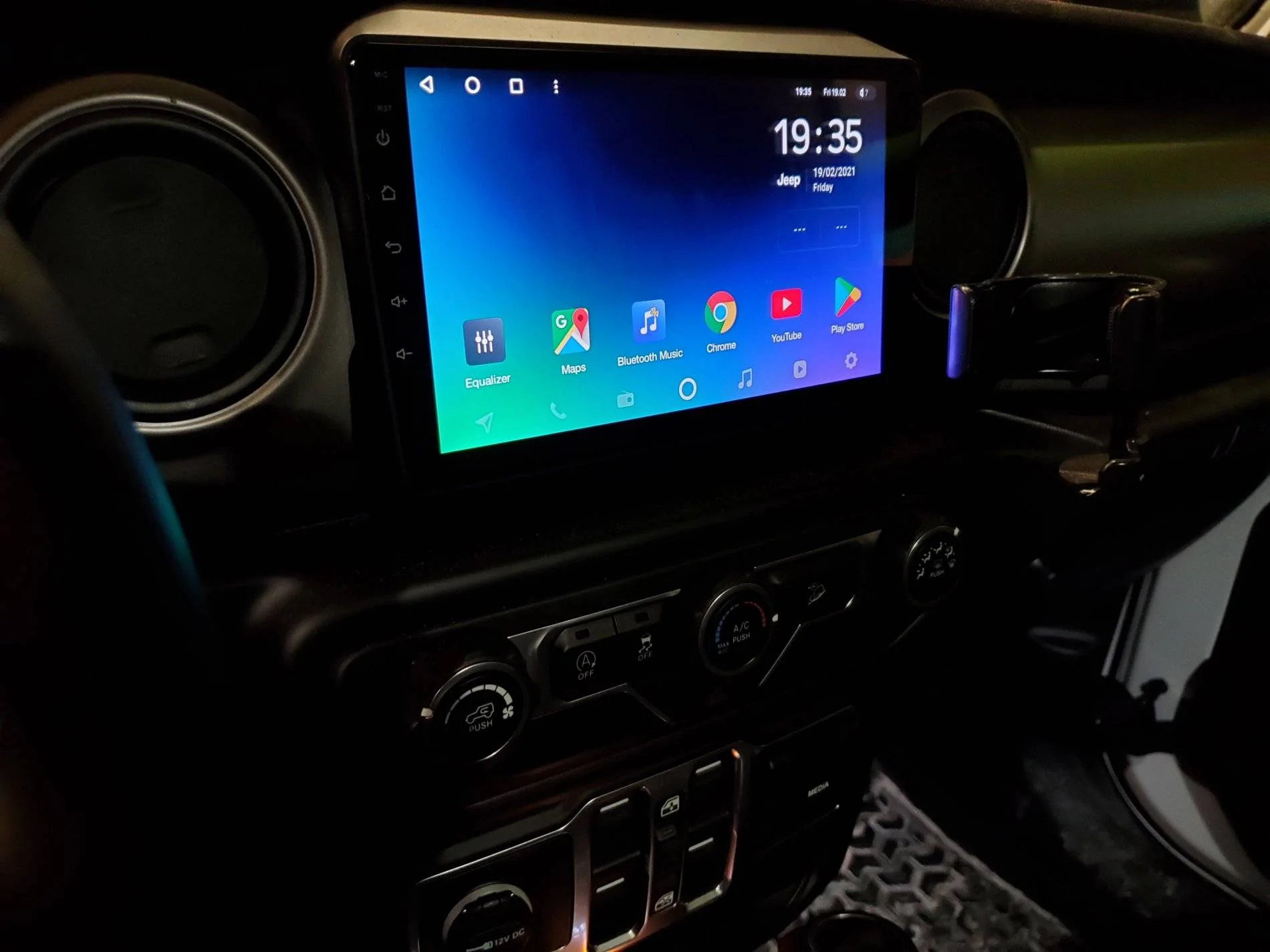 Jeep Wrangler JL Teyes CC2+ head unit 20210219_193448