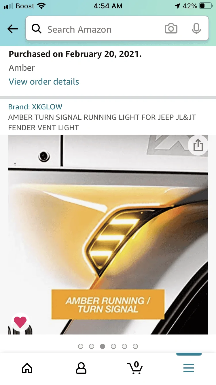 Jeep Wrangler JL Pulled the Trigger on Fender Vent Lights! (Running/Turn combo) 1613815507001