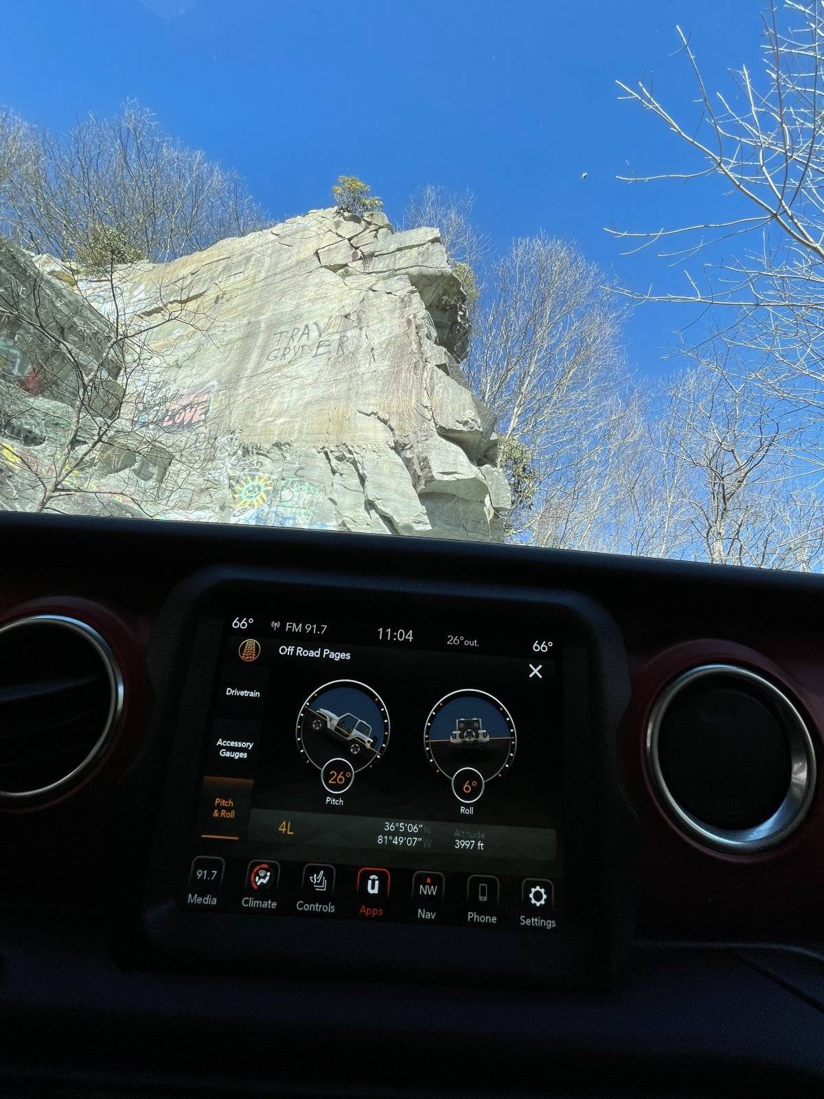 Jeep Wrangler JL Exploring North Carolina Climb Rate