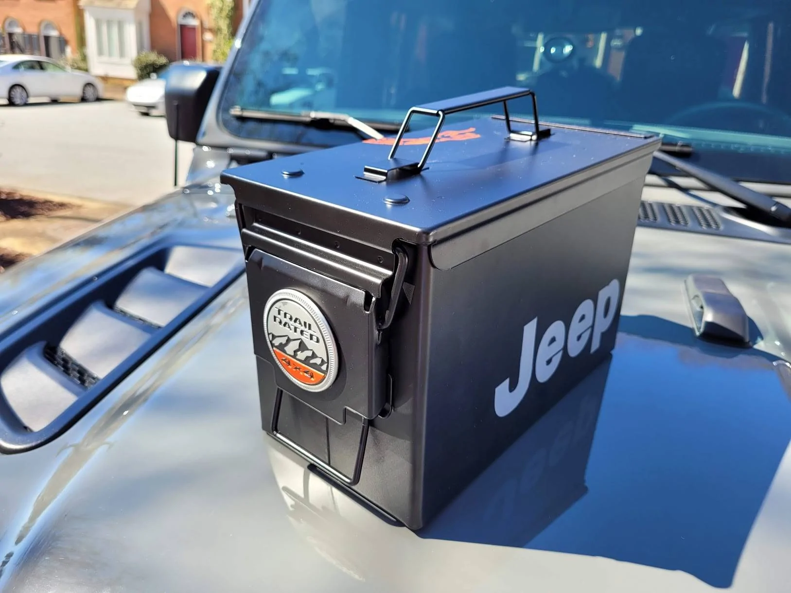 Jeep Wrangler JL Custom Ammo Box idea? Jeep Ammo Box black