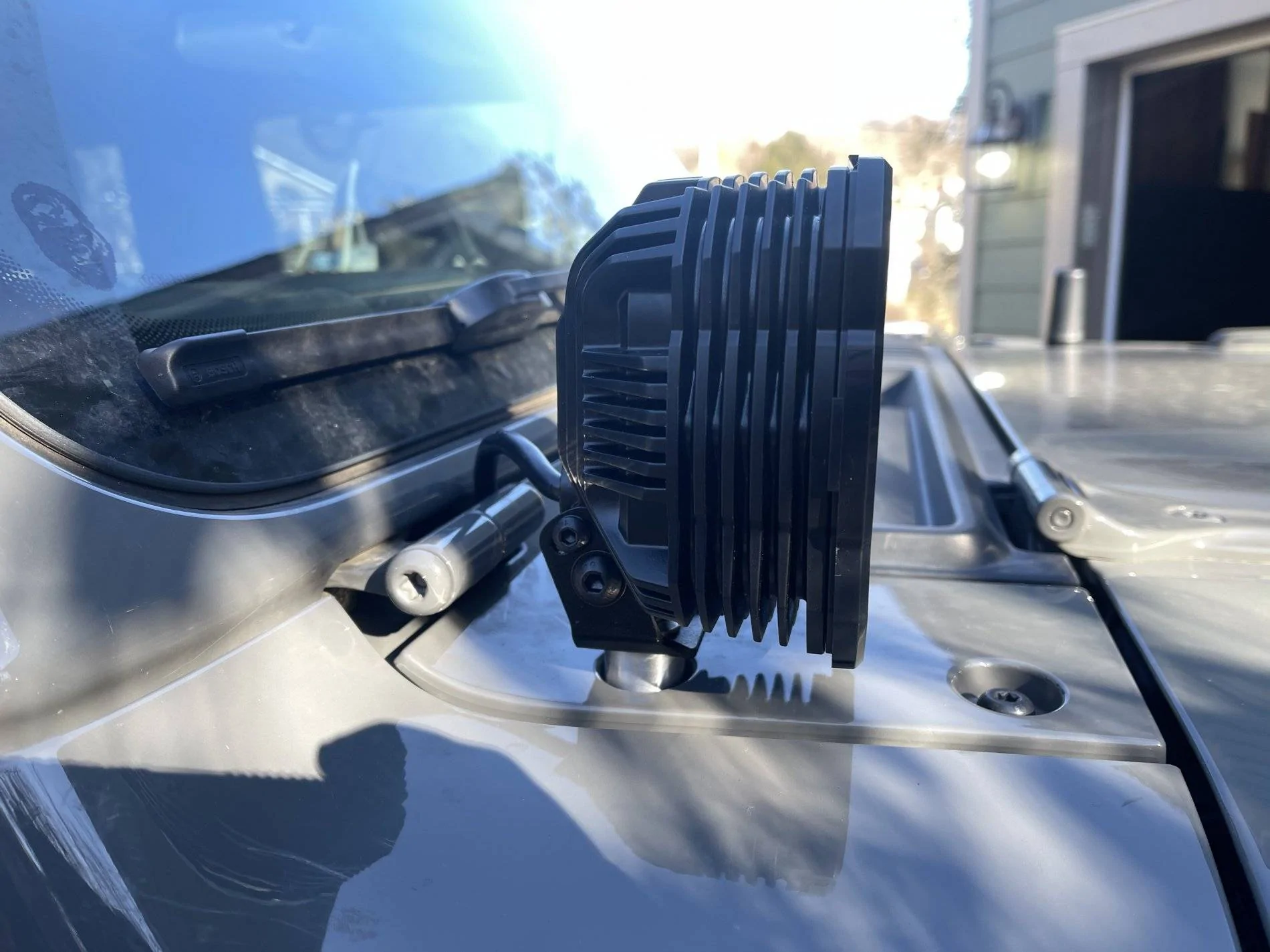 Jeep Wrangler JL KC HiLites Flex Era 4 install IMG_0318