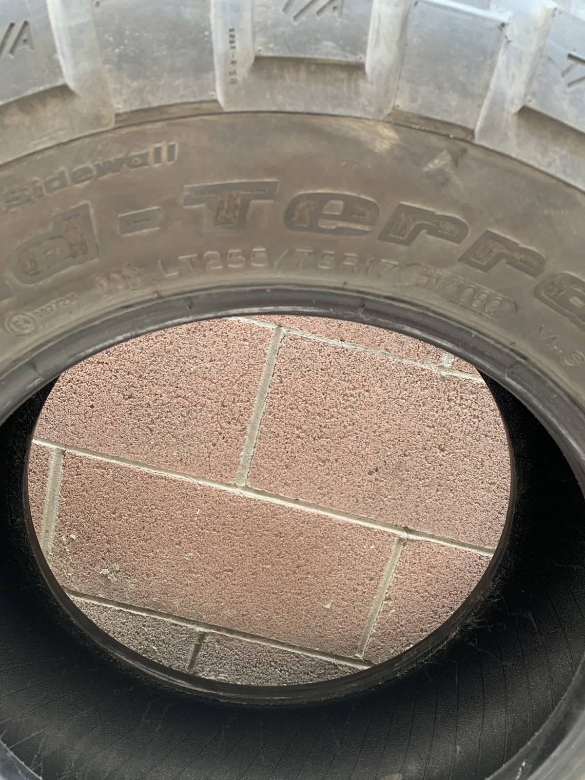 Jeep Wrangler JL BFG 255/75/R17 450 obo 09989655-B427-4171-A403-D38CA7812D75