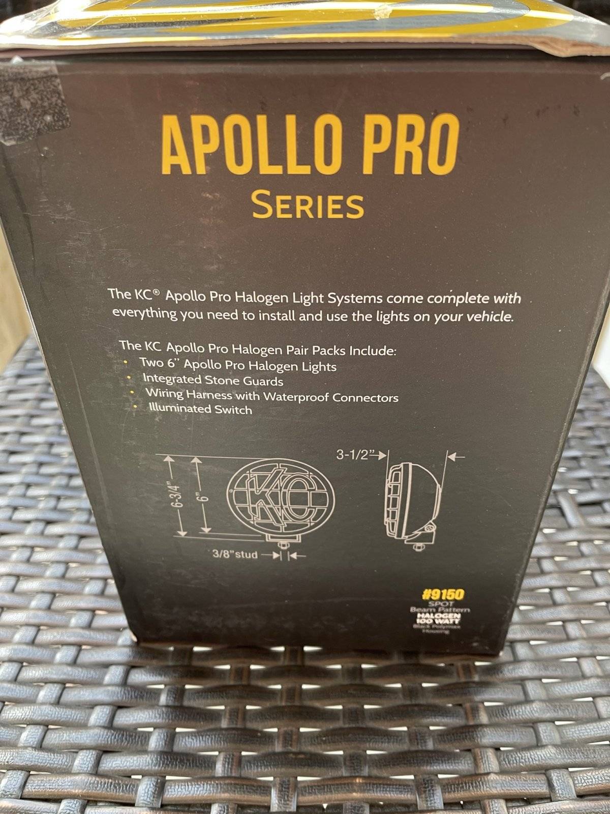 Jeep Wrangler JL KC Apollo Pro 6" Halogen - Spot pattern (like new) IMG_0088.JPEG