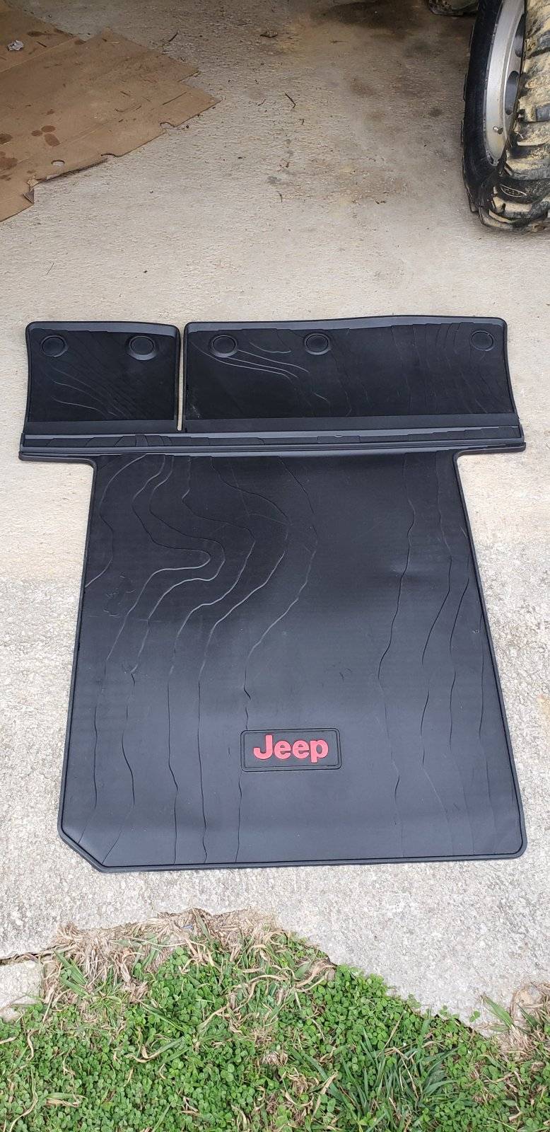 Jeep Wrangler JL Mopar cargo mat (floor liner only) $30 20210305_160317