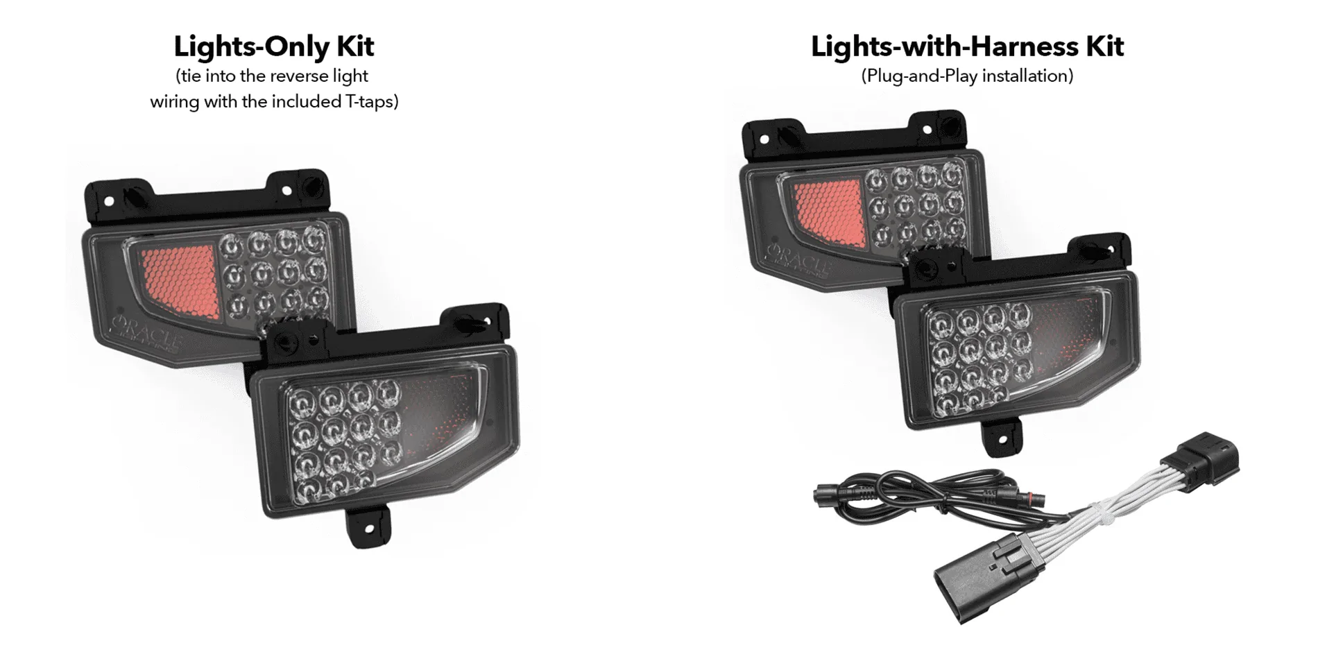 Jeep Wrangler JL Rear Bumper Integrated LED Reverse Lights jtoptions