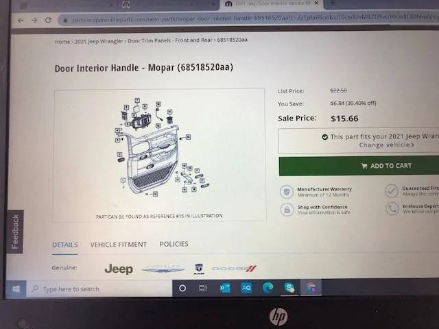 Jeep Wrangler JL 2021 Half Door Pricing hd1