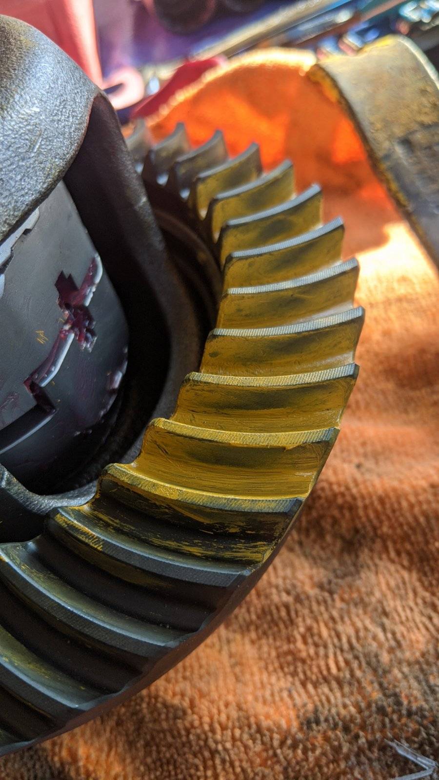 Jeep Wrangler JL Thoughts on initial gear pattern? PXL_20210307_002241138
