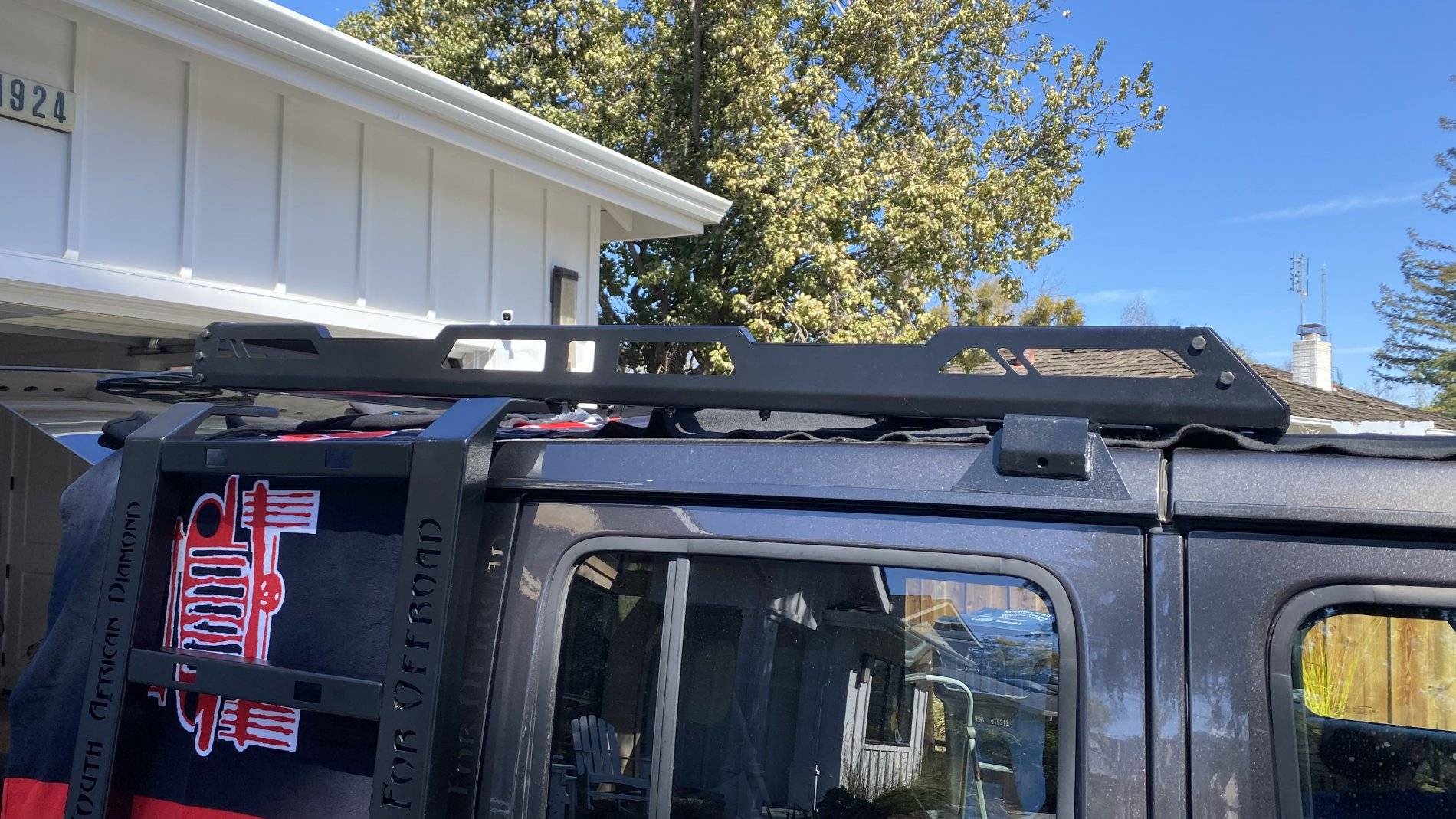Rjl Rood Racks S.A.D. Roof Rack with ladder (pics) and questions about fitting | Jeep ...