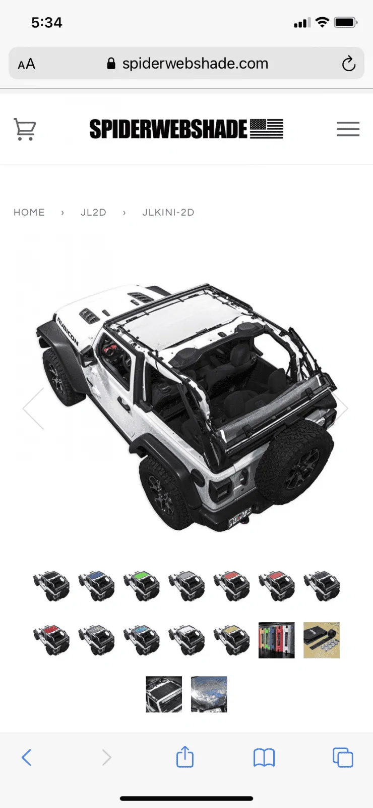 Jeep Wrangler JL Spiderweb Sunshade 9957F4EB-4C05-405F-B8E2-9250496327BB