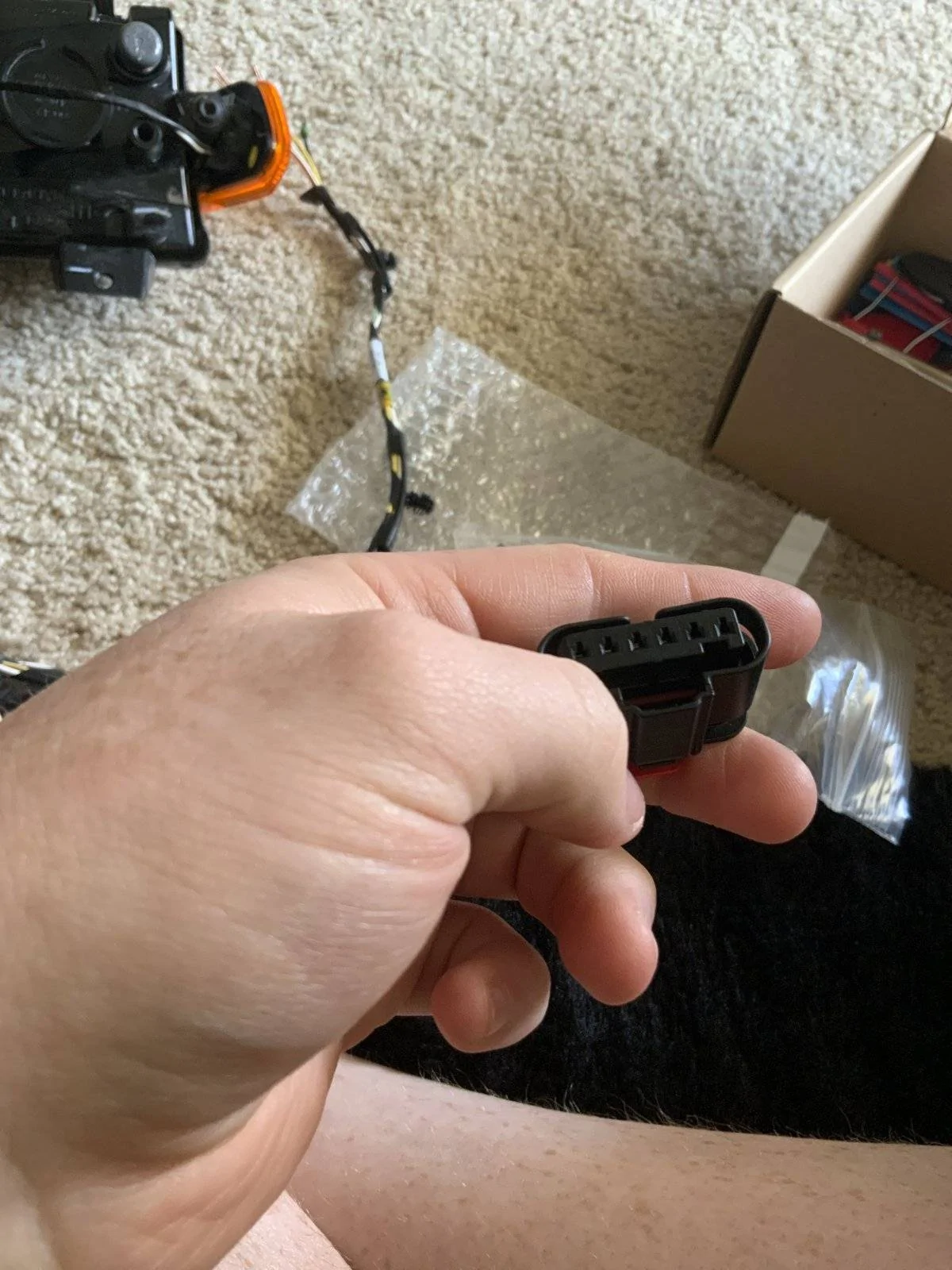 Jeep Wrangler JL Repining harness connectors imag