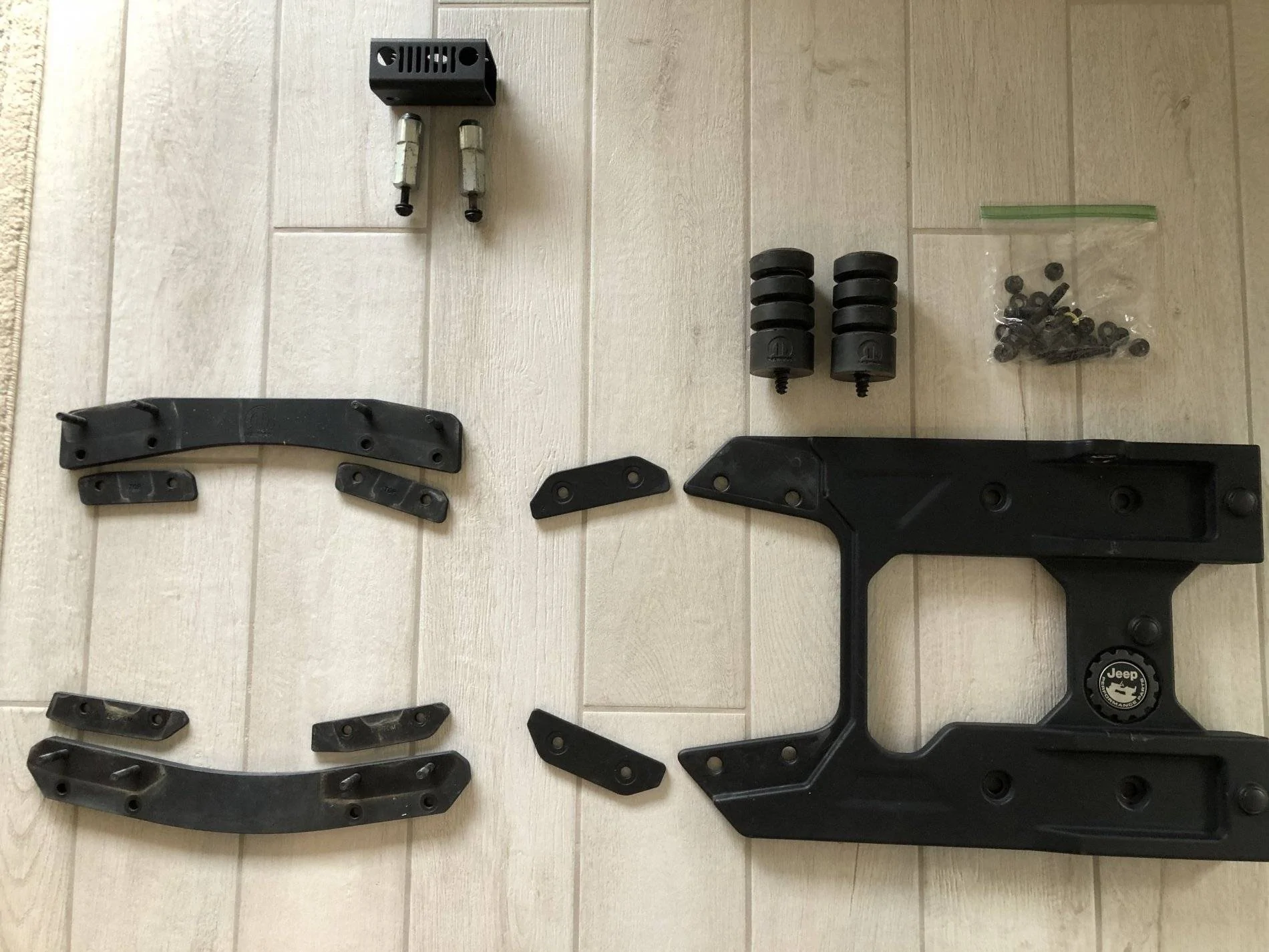 Jeep Wrangler JL Mopar Tailgate Reinforcement Kit and Relocation Bracket IMG_2327