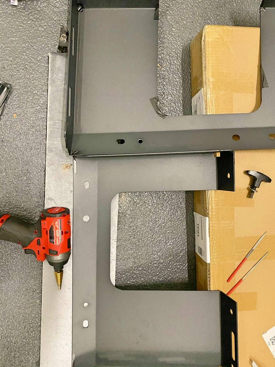 Jeep Wrangler JL Interior Rear Storage Rack Install 8001668F-D92F-4D93-9B17-957F844ADD93