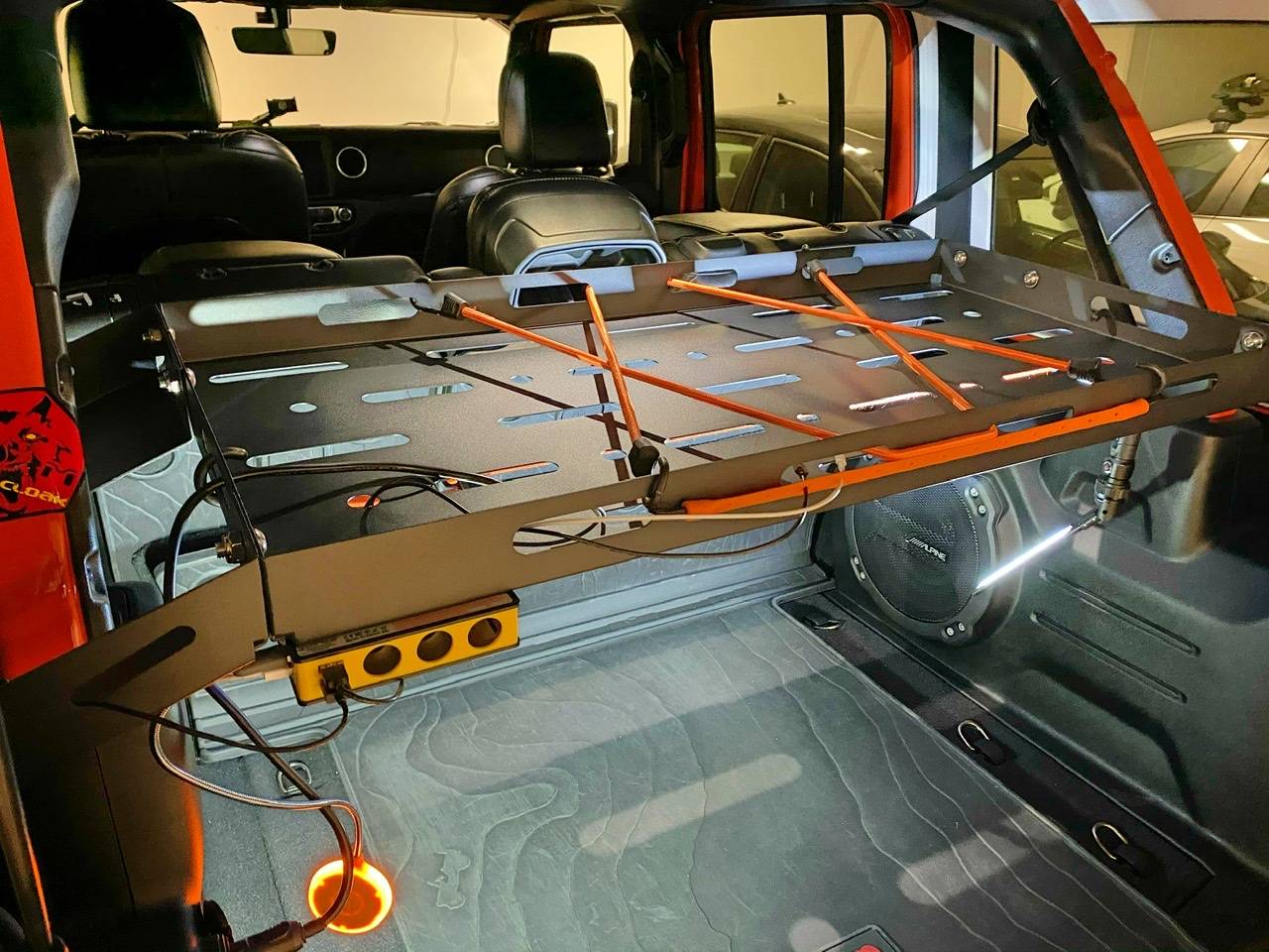 Jeep Wrangler JL Interior Rear Storage Rack Install 4A2198E9-73B8-4992-AFB5-F759DD070325