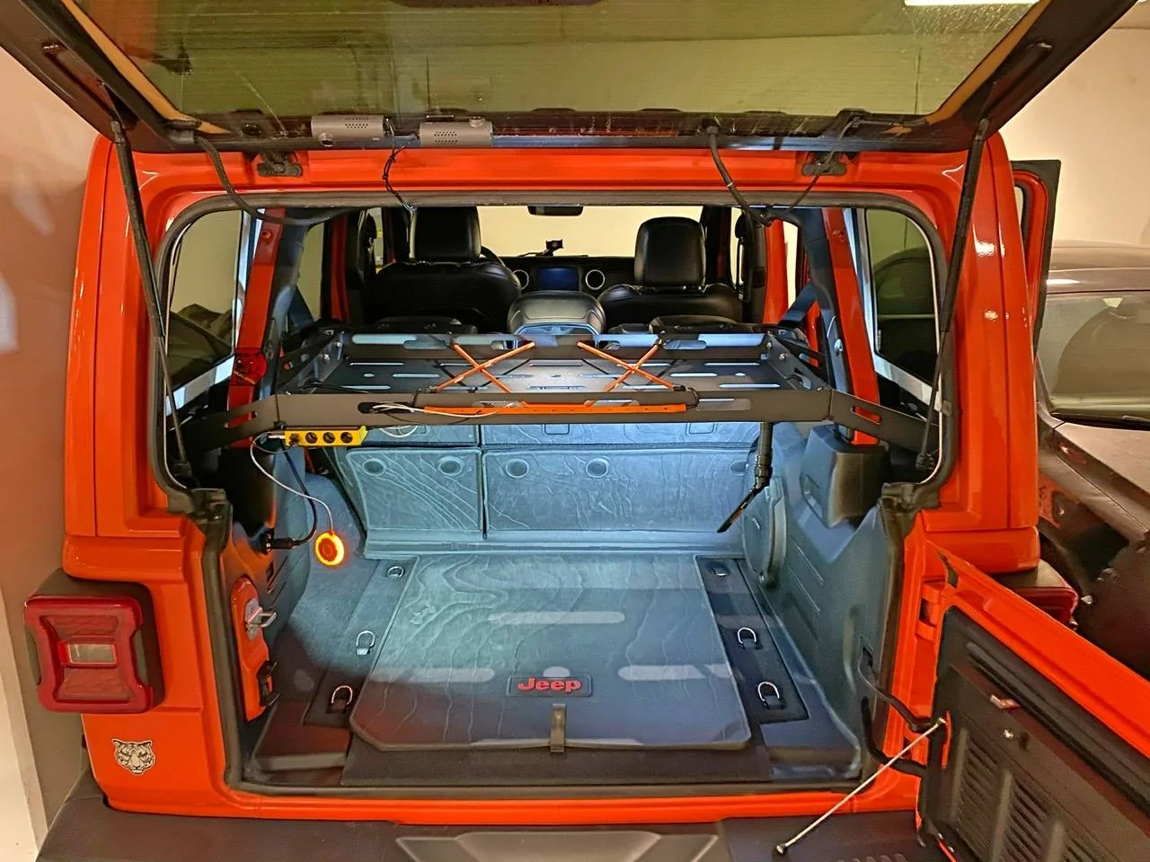 Jeep Wrangler JL Interior Rear Storage Rack Install 37FD9562-BE75-4F4D-894E-3C15E010B55D