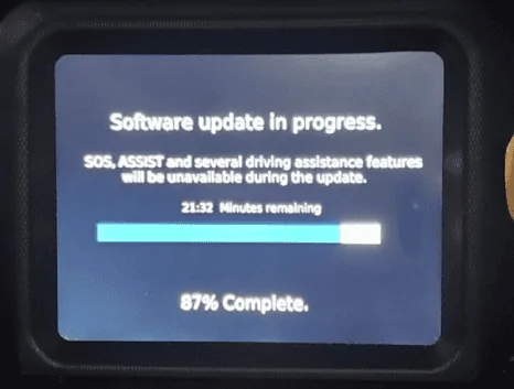 Jeep Wrangler JL Over the air U-Connect update never completes 1615761484156
