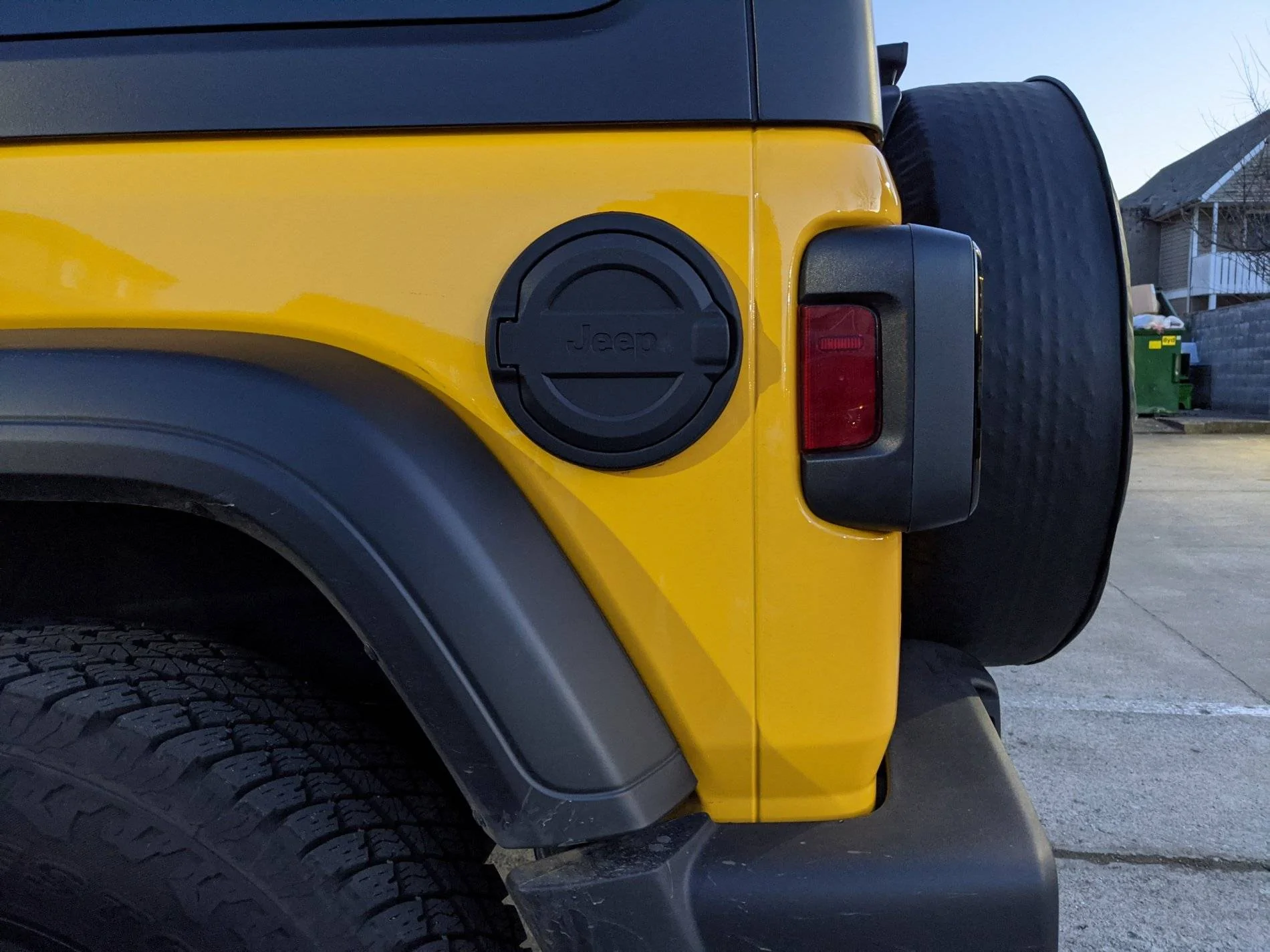 Jeep Wrangler JL Gas  Cap Cover Fuel Door